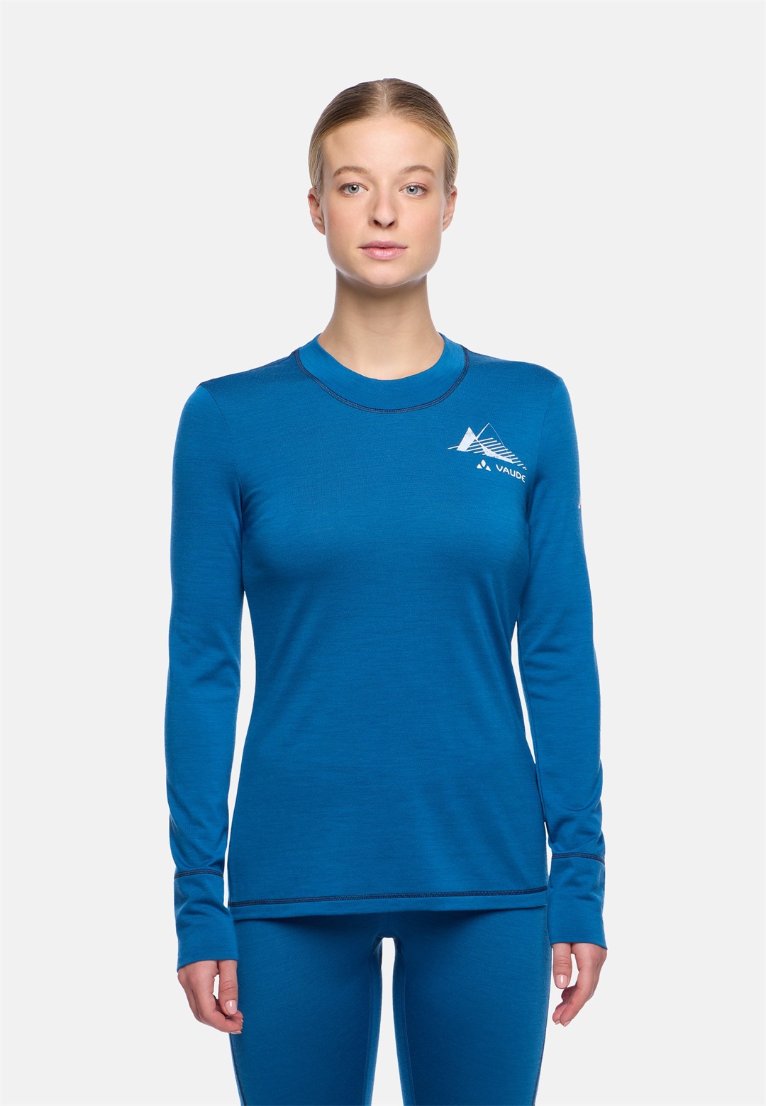 Vaude Langarmshirt - shore blue/blau