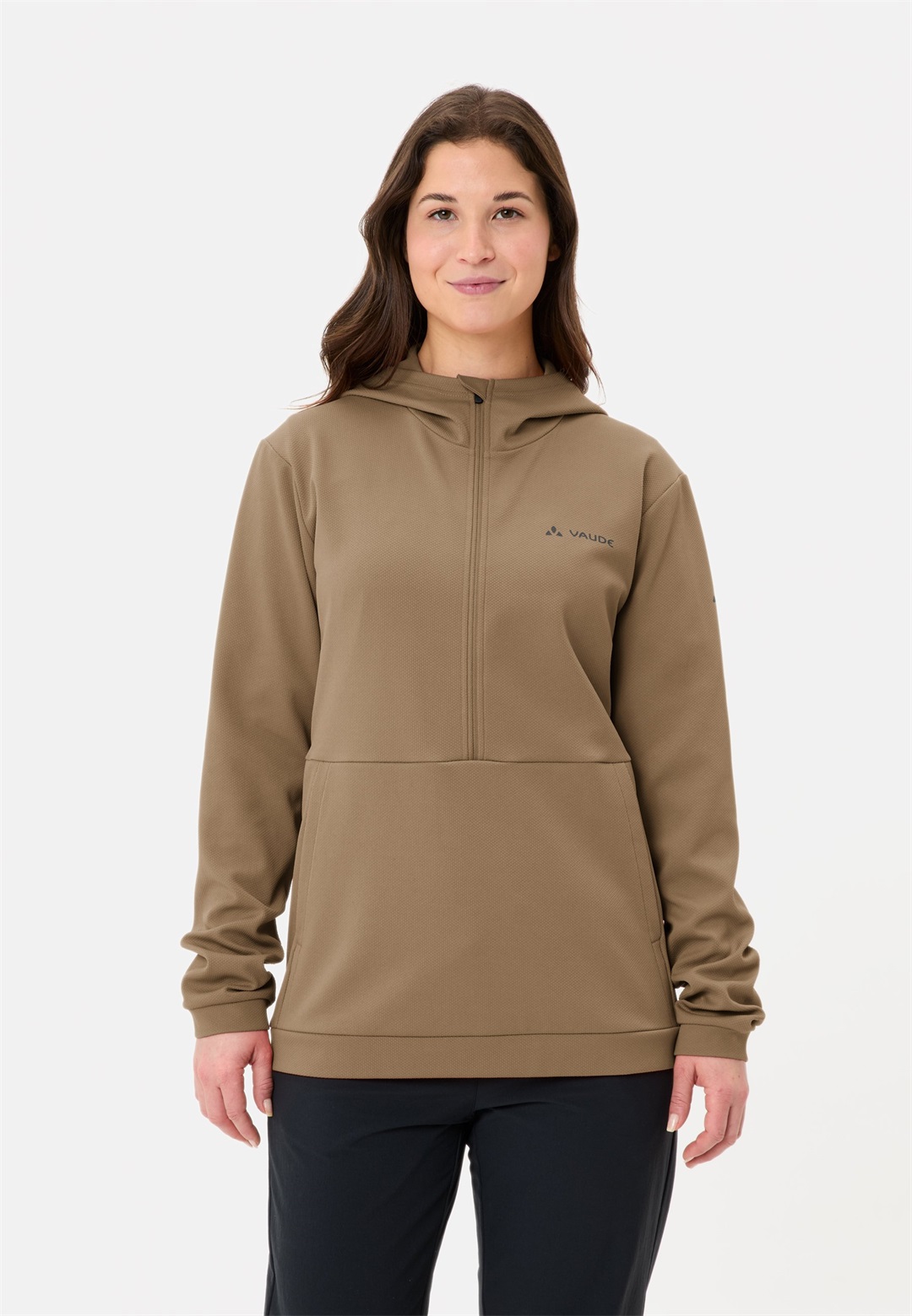 Vaude Kapuzenpullover - oat/braun