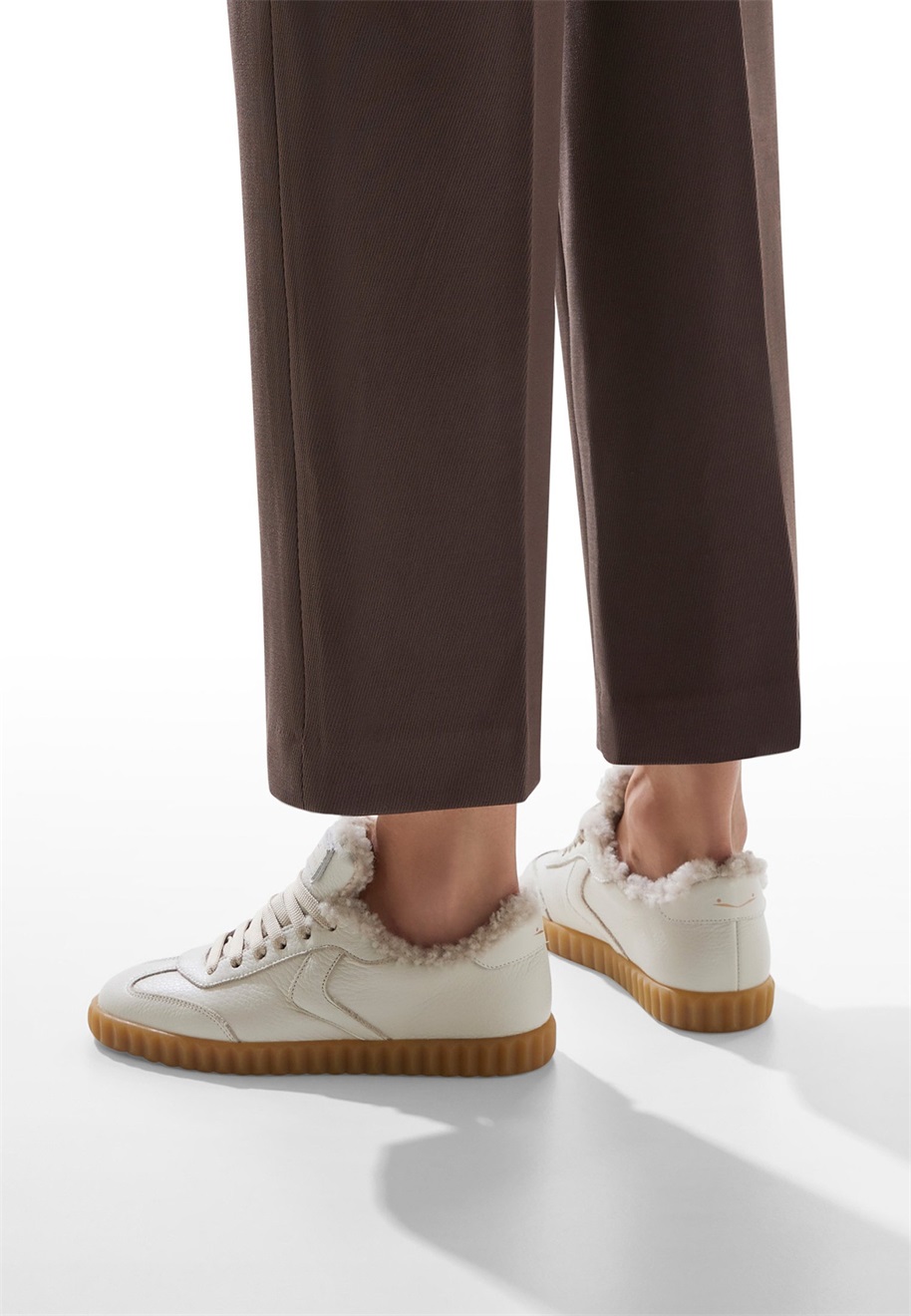 Voile Blanche Sneaker low - creme weiß/weiß