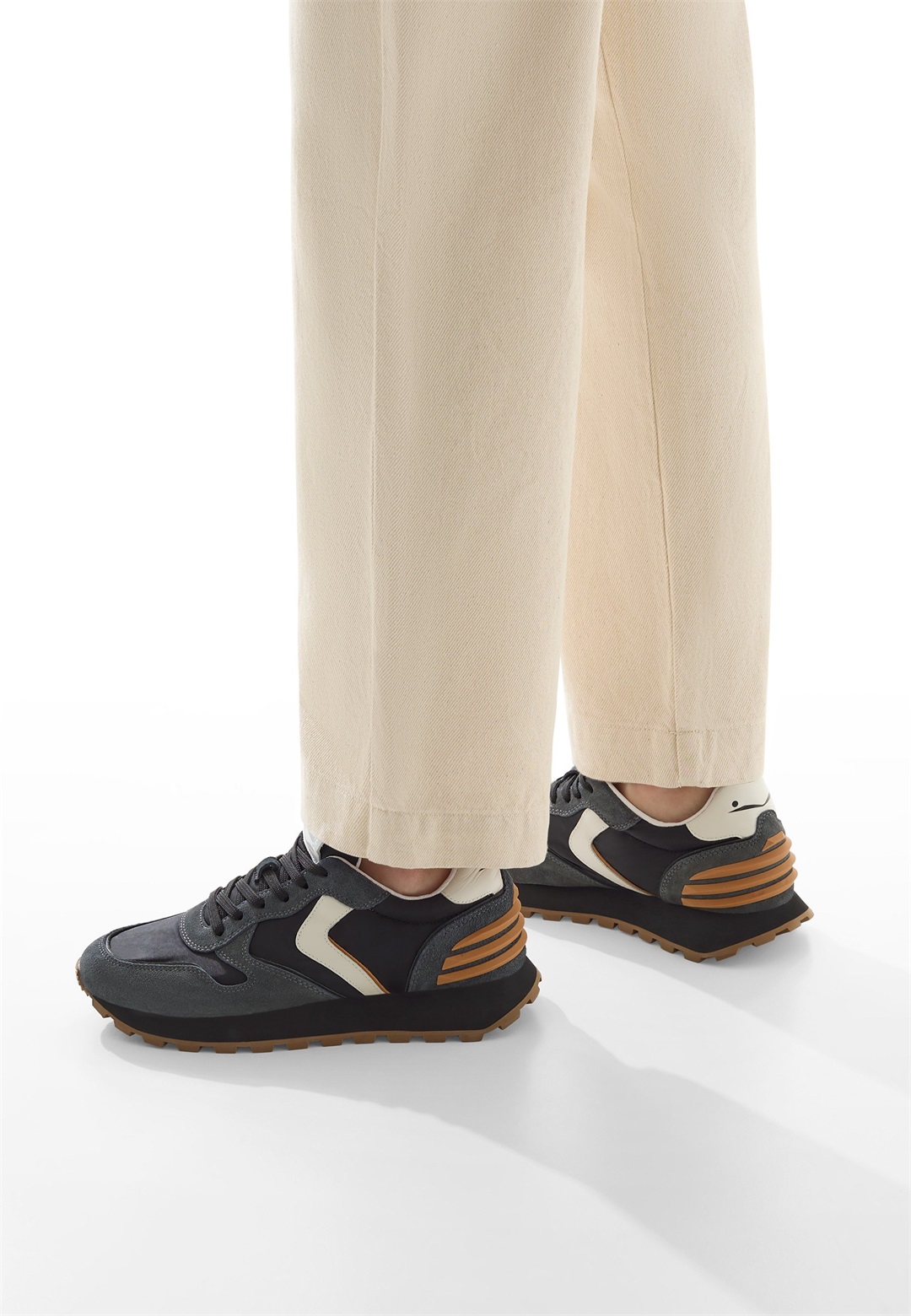 Voile Blanche Sneaker low - anthrazit/schwarz