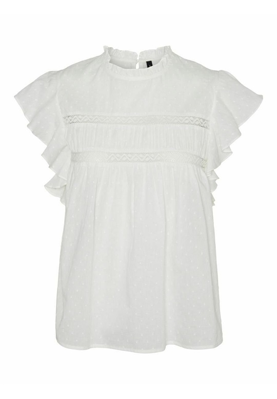 Vero Moda VMTRINE - Bluse - snow white/weiß