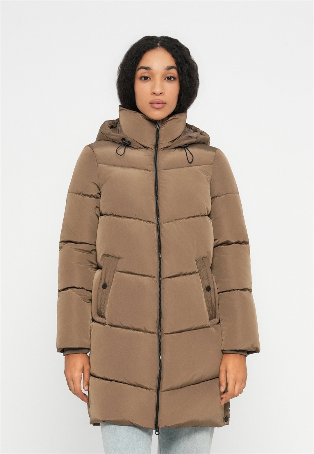 Vero Moda VMHALSEY BOO - Wintermantel - brown/braun