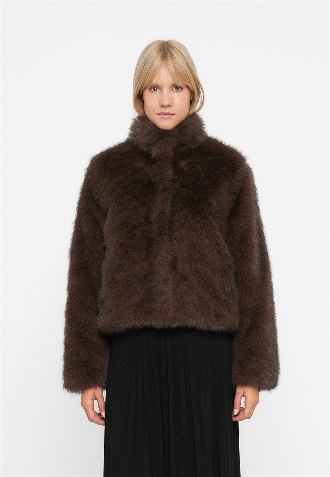 Vero Moda VMMONROE SHORT JACKET - Winterjacke - chocolate torte/dunkelbraun