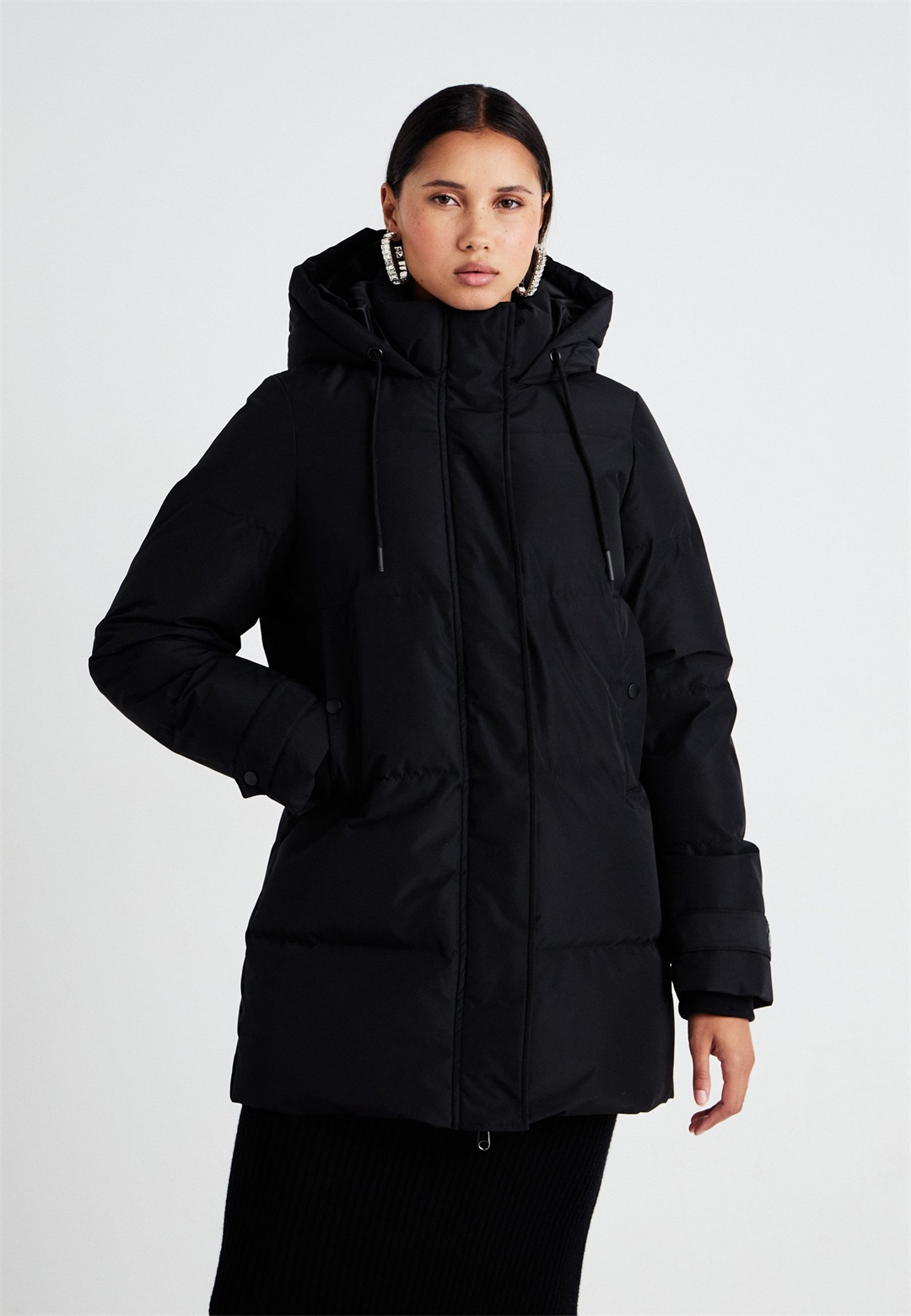 Vero Moda VMLEONIELEA JACKET - Daunenjacke - black/schwarz