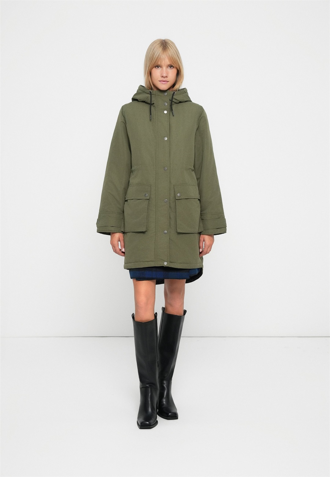 Vero Moda VMSAVANNE - Parka - grape leaf/dunkelgrün