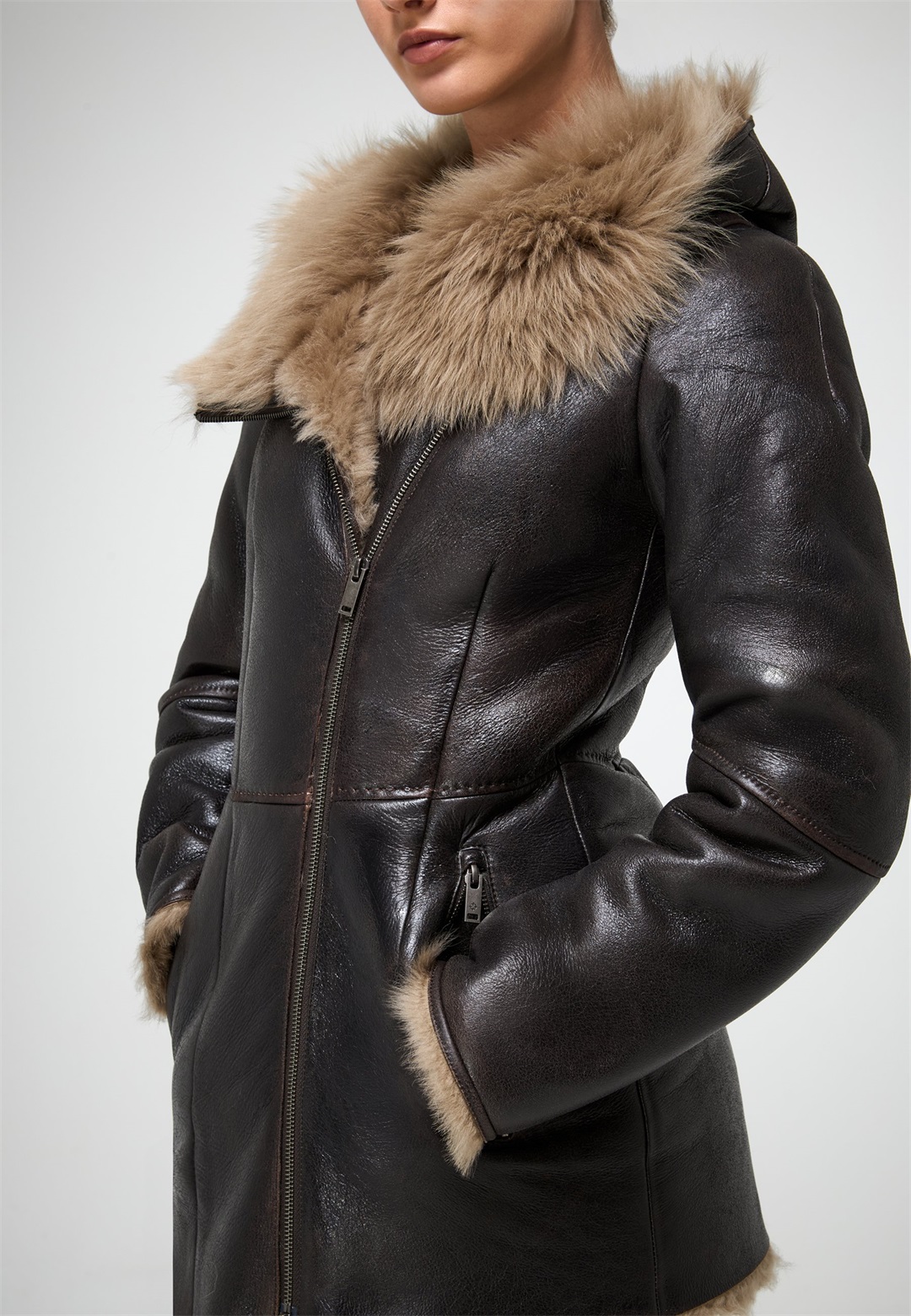 VSP Mallory - Wintermantel - dark brown/dunkelbraun