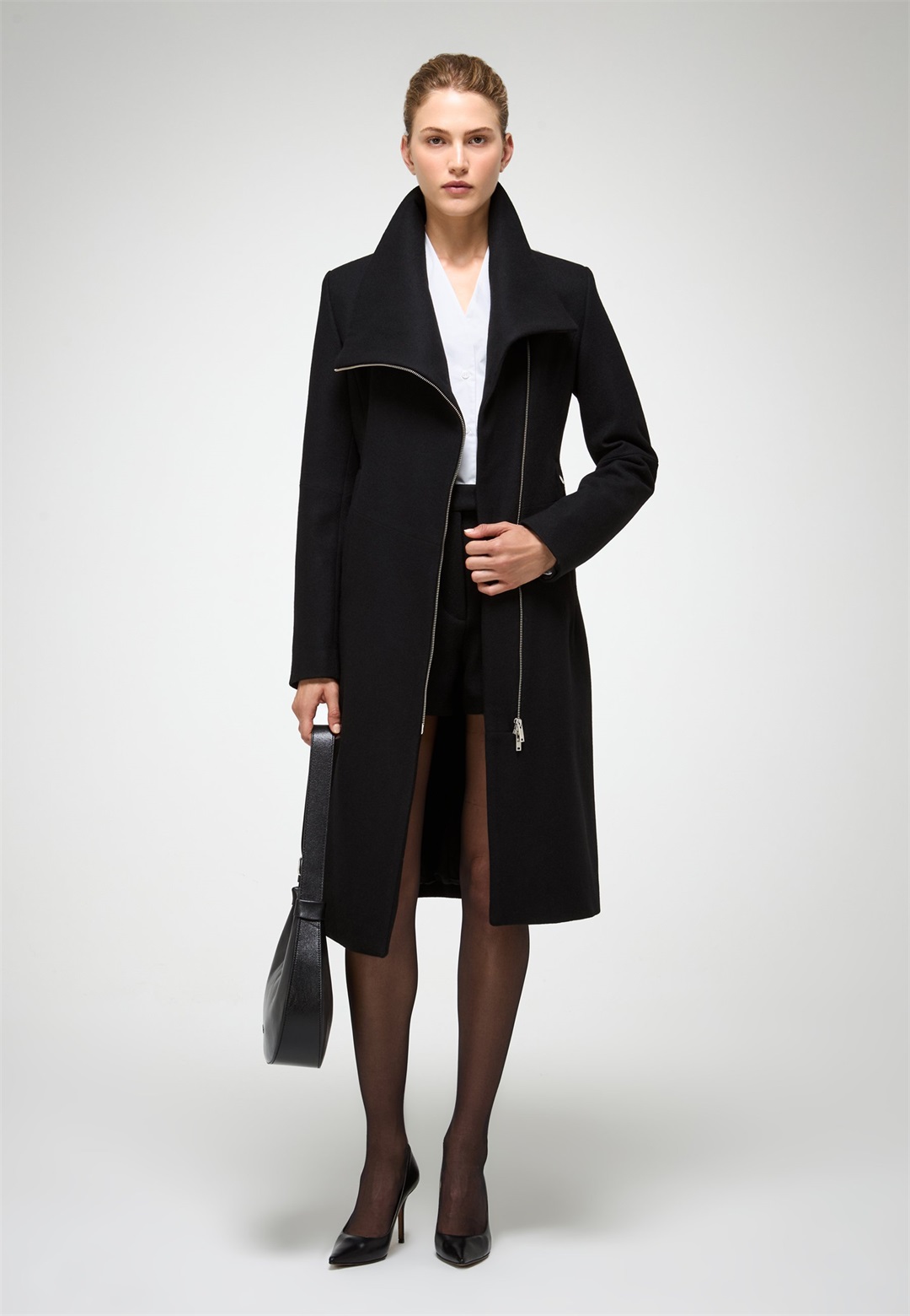 VSP VILMA - Klassischer Mantel - black/schwarz