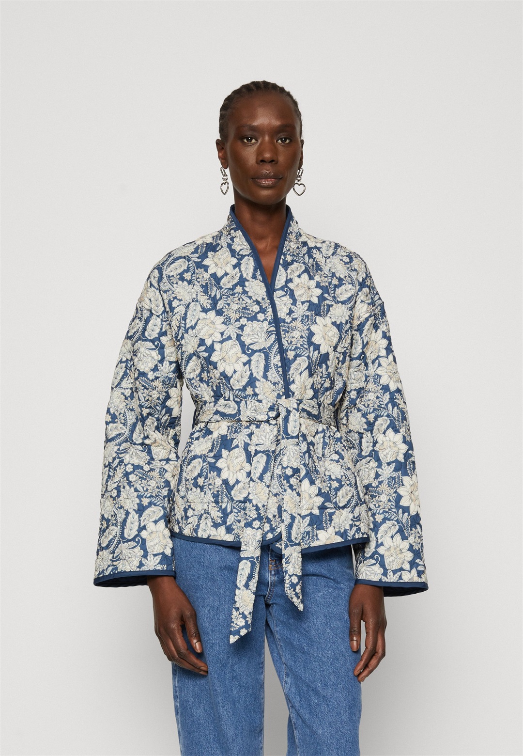 Vero Moda Tall VMJANE REVERSIBLE JACKET - Übergangsjacke - blue/beige/dunkelblau