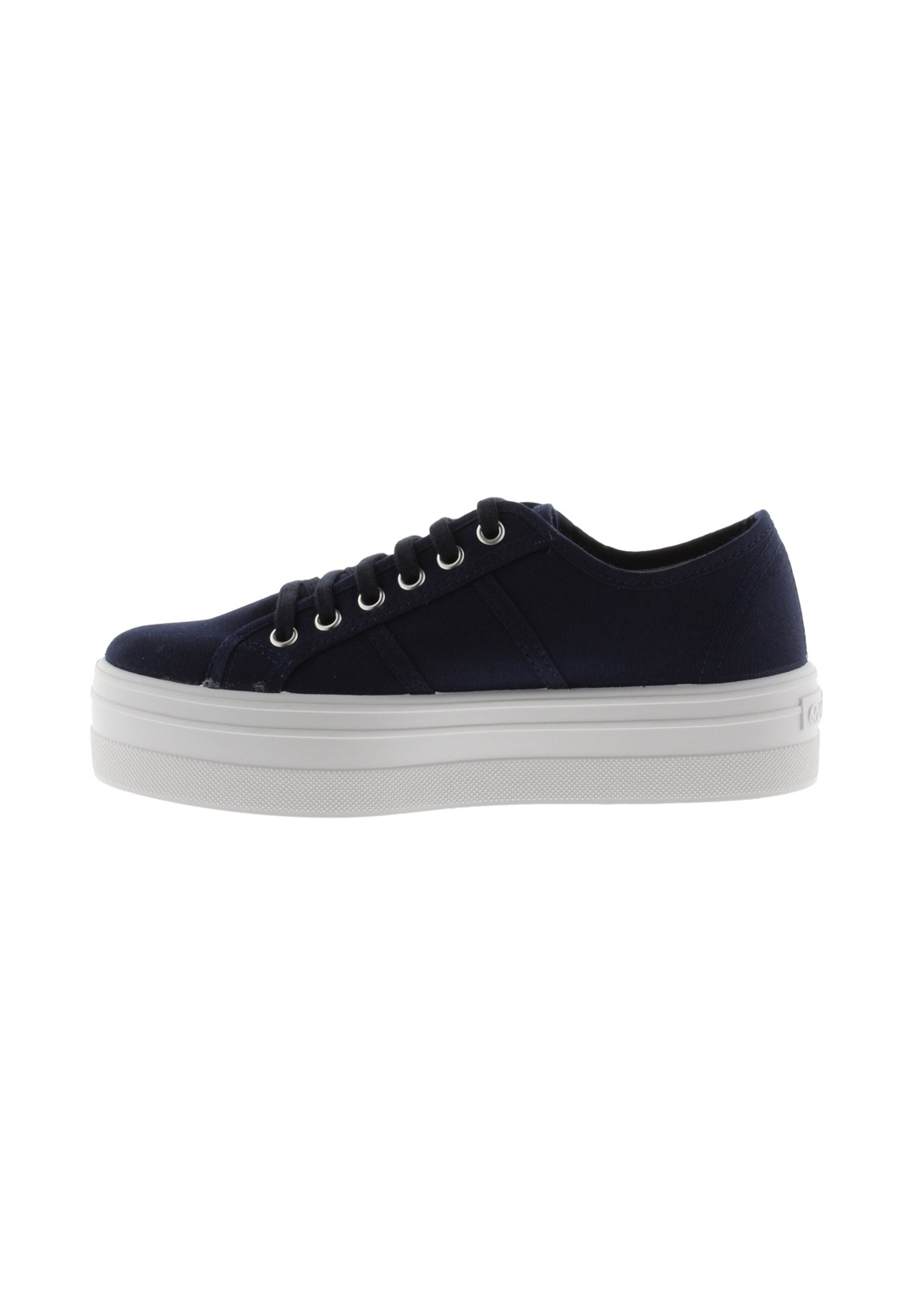 Victoria Shoes BASKET LONA PLATAFORMA - Sneaker low - marino/dunkelblau