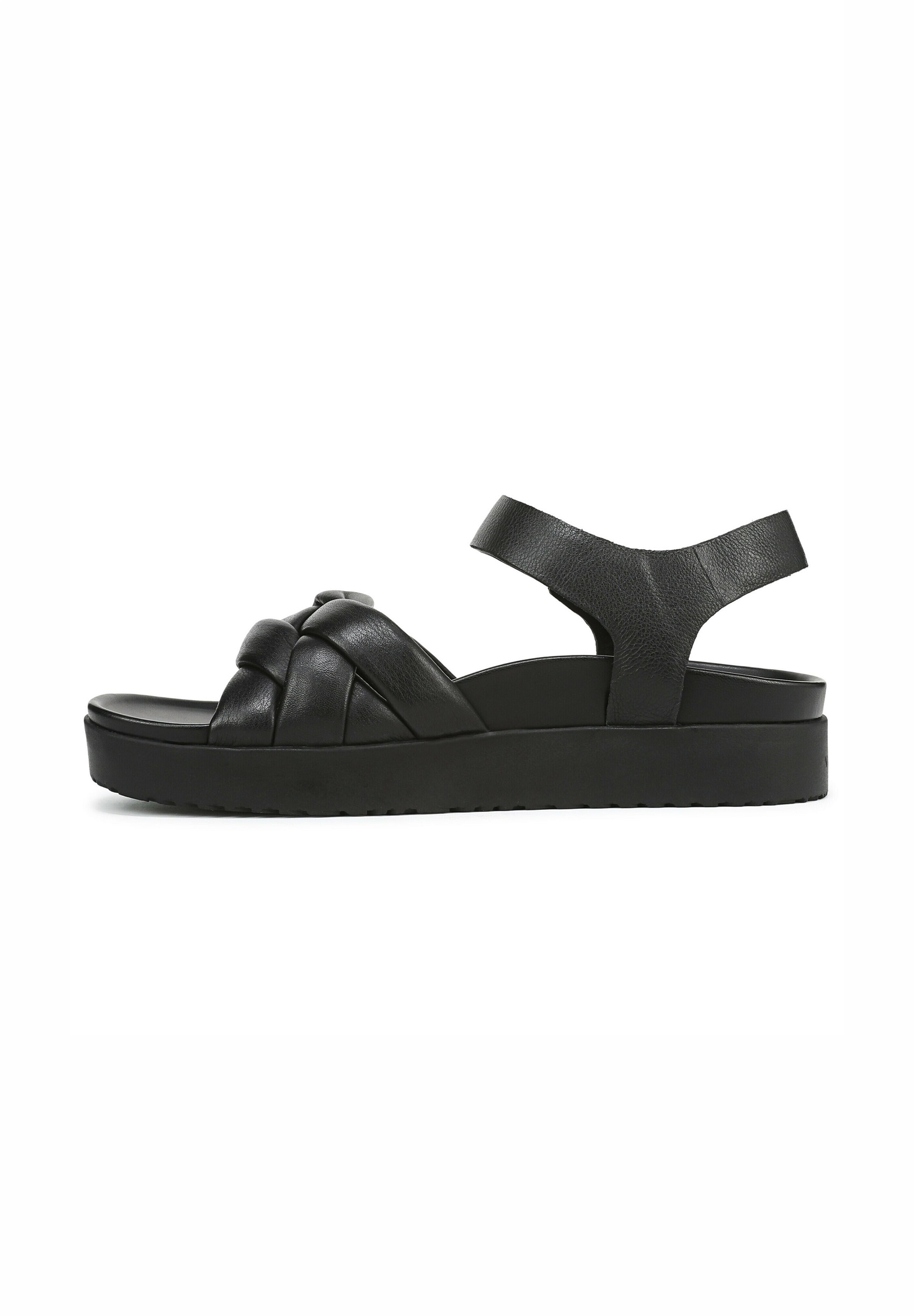 VIONIC Plateausandalette - black leather/schwarz