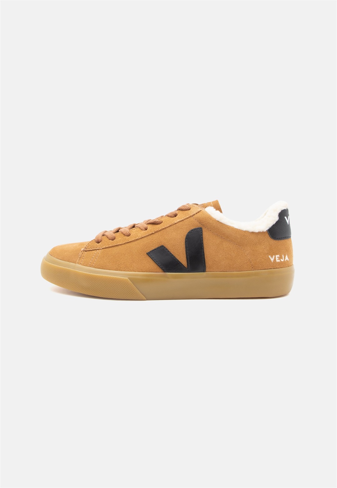 Veja CAMPO WINTER - Sneaker low - camel/black/natural/ocker