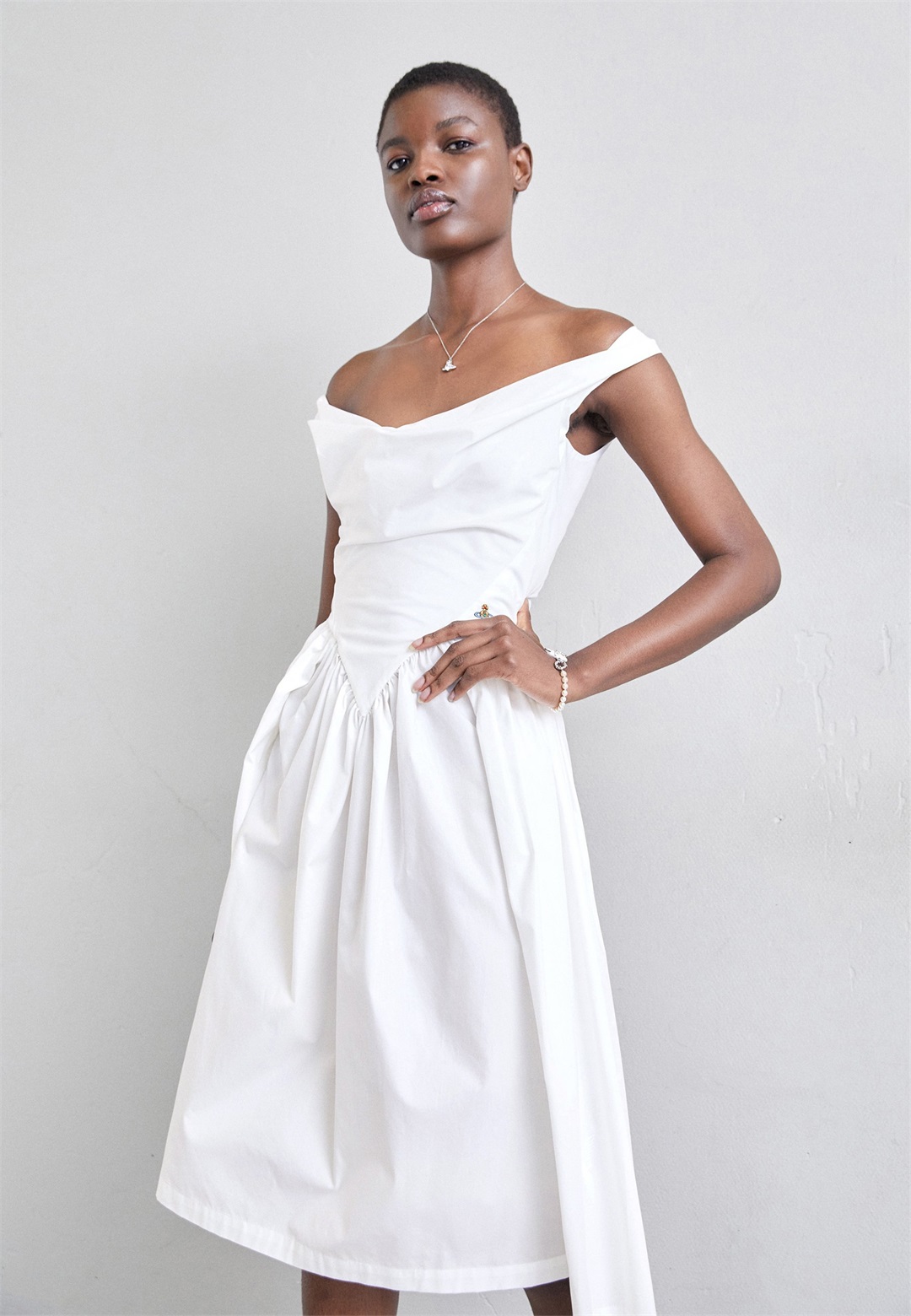 Vivienne Westwood SUNDAY DRESS - Cocktailkleid/festliches Kleid - white/weiß