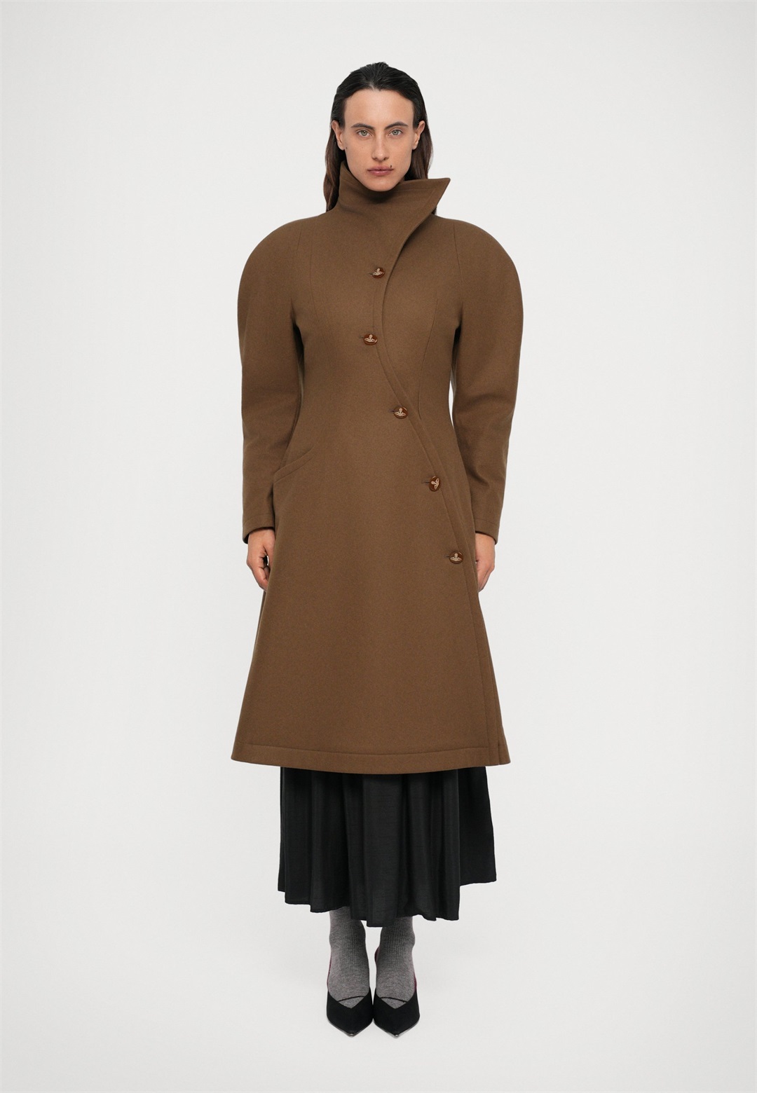 Vivienne Westwood BREEZE COAT - Klassischer Mantel - camel/hellbraun