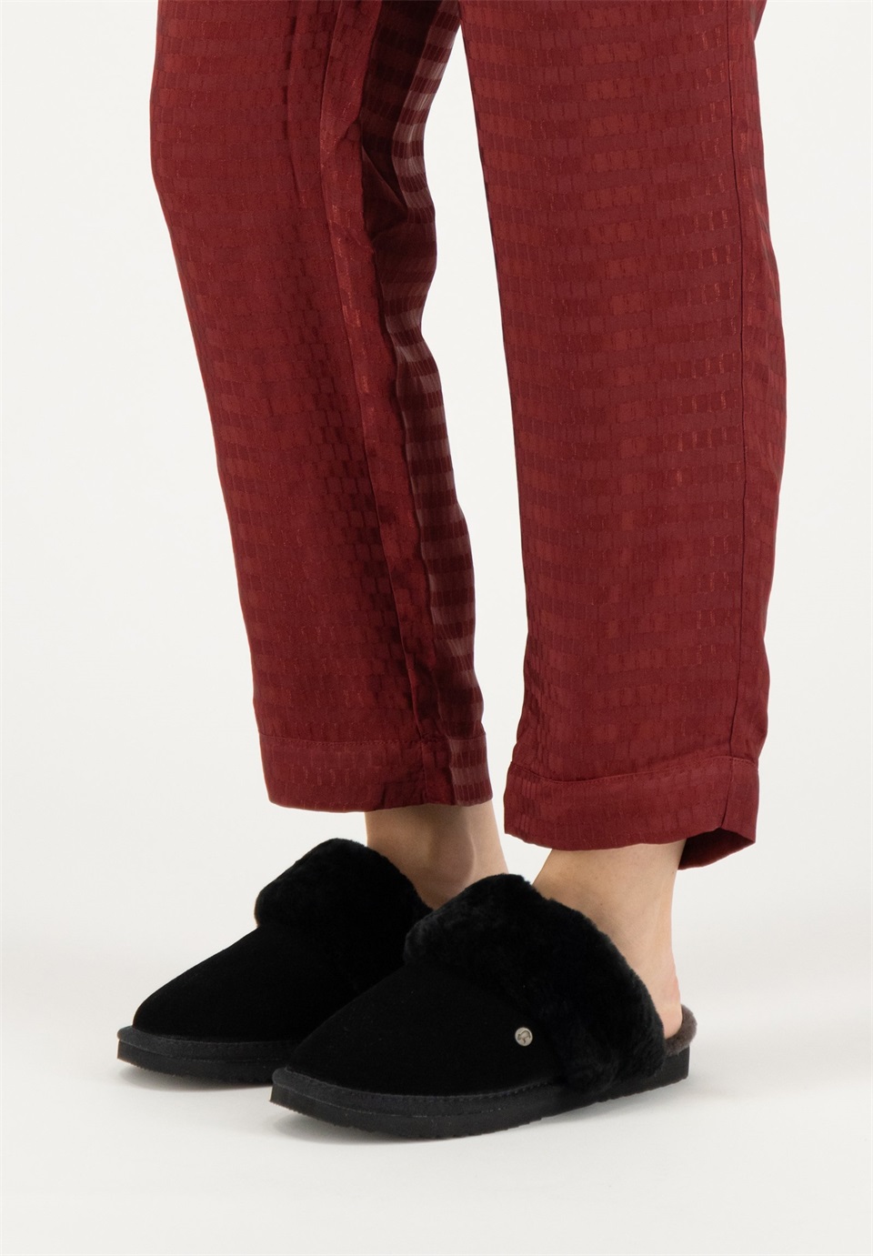 Warmbat Australia FLURRY - Hausschuh - zwart/schwarz