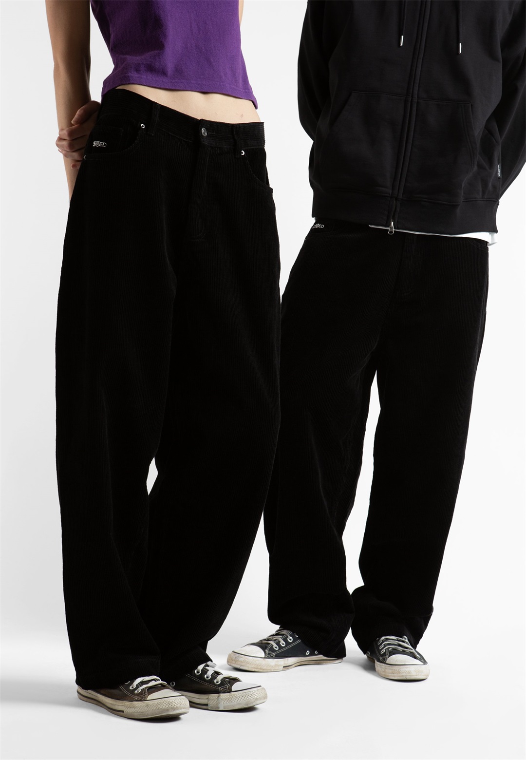 Wasted Paris CASPER PANT UNISEX - Stoffhose - black/schwarz