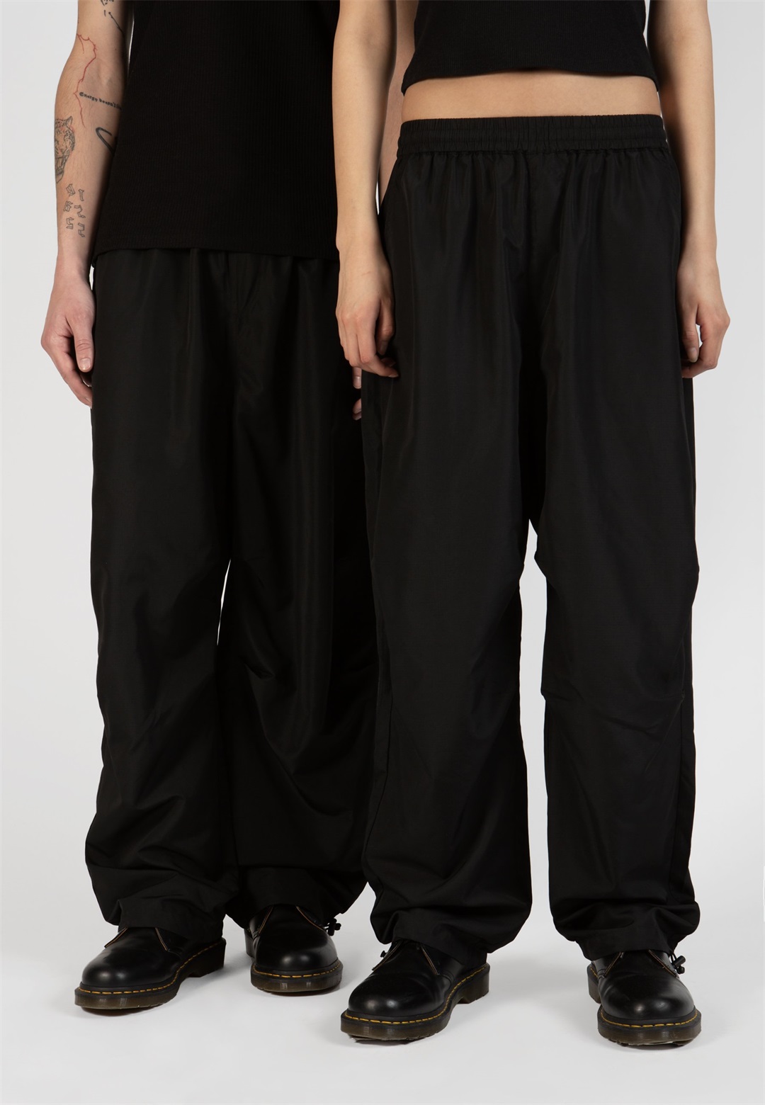Wasted Paris BLADE OVERPANT UNISEX - Stoffhose - black/schwarz