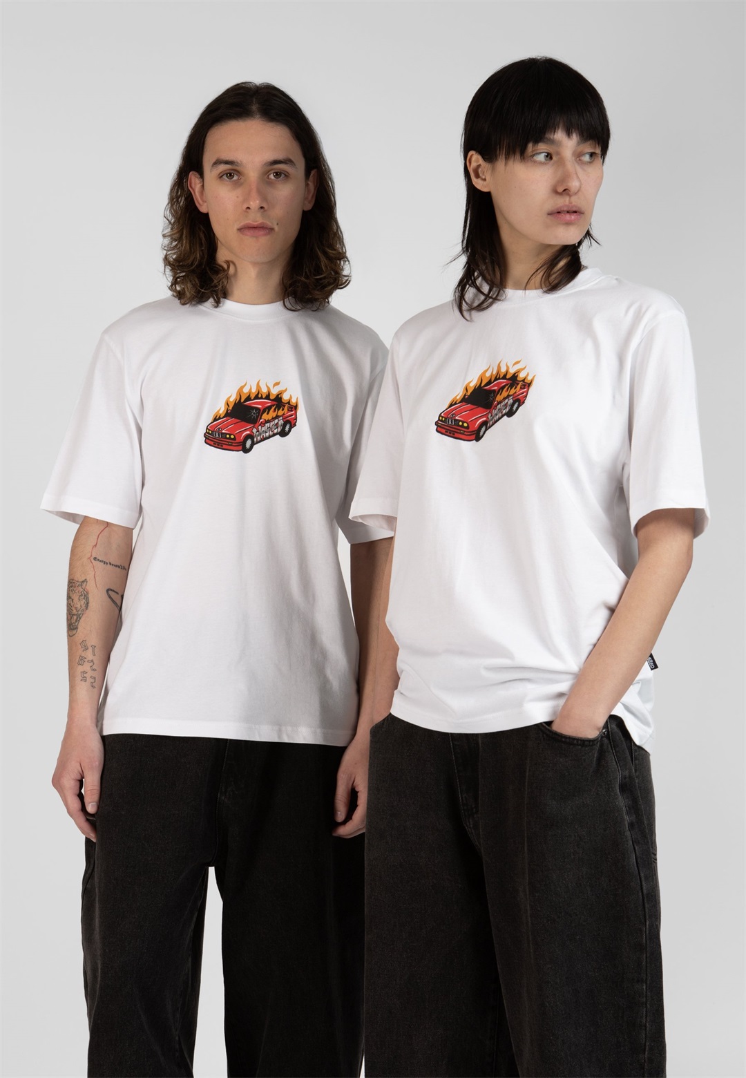 Wasted Paris UNISEX - T-Shirt print - white/weiß