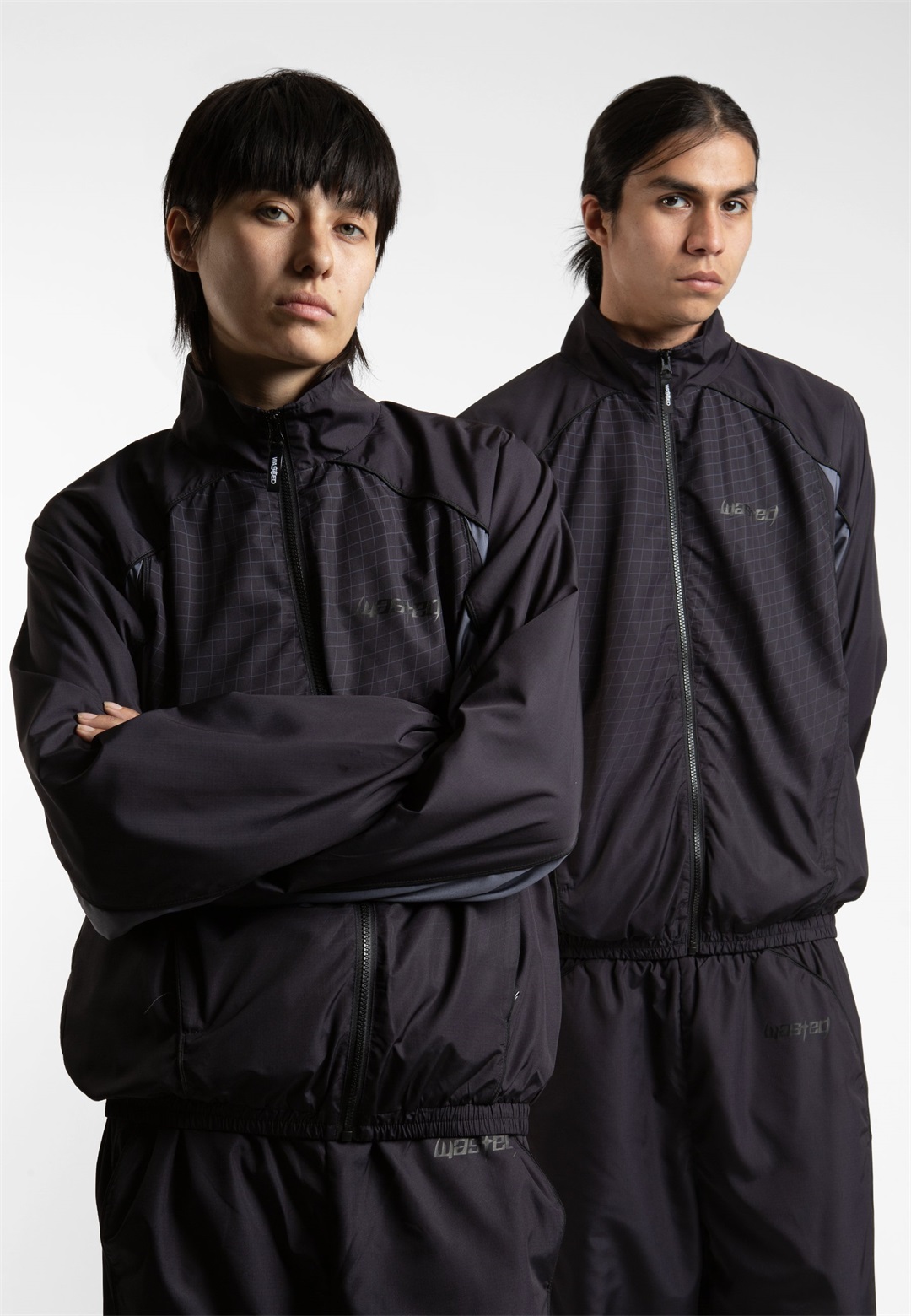 Wasted Paris UNISEX SPINE TRACK - Trainingsjacke - black/schwarz