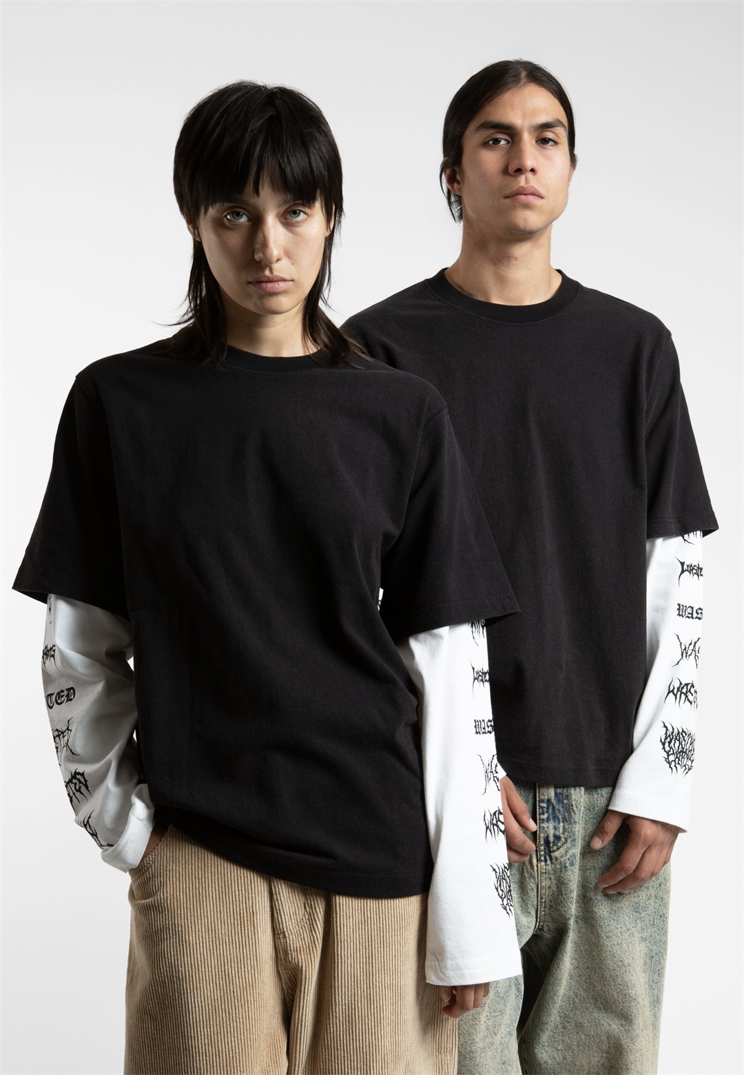 Wasted Paris SINNER UNISEX - Langarmshirt - black/white/schwarz