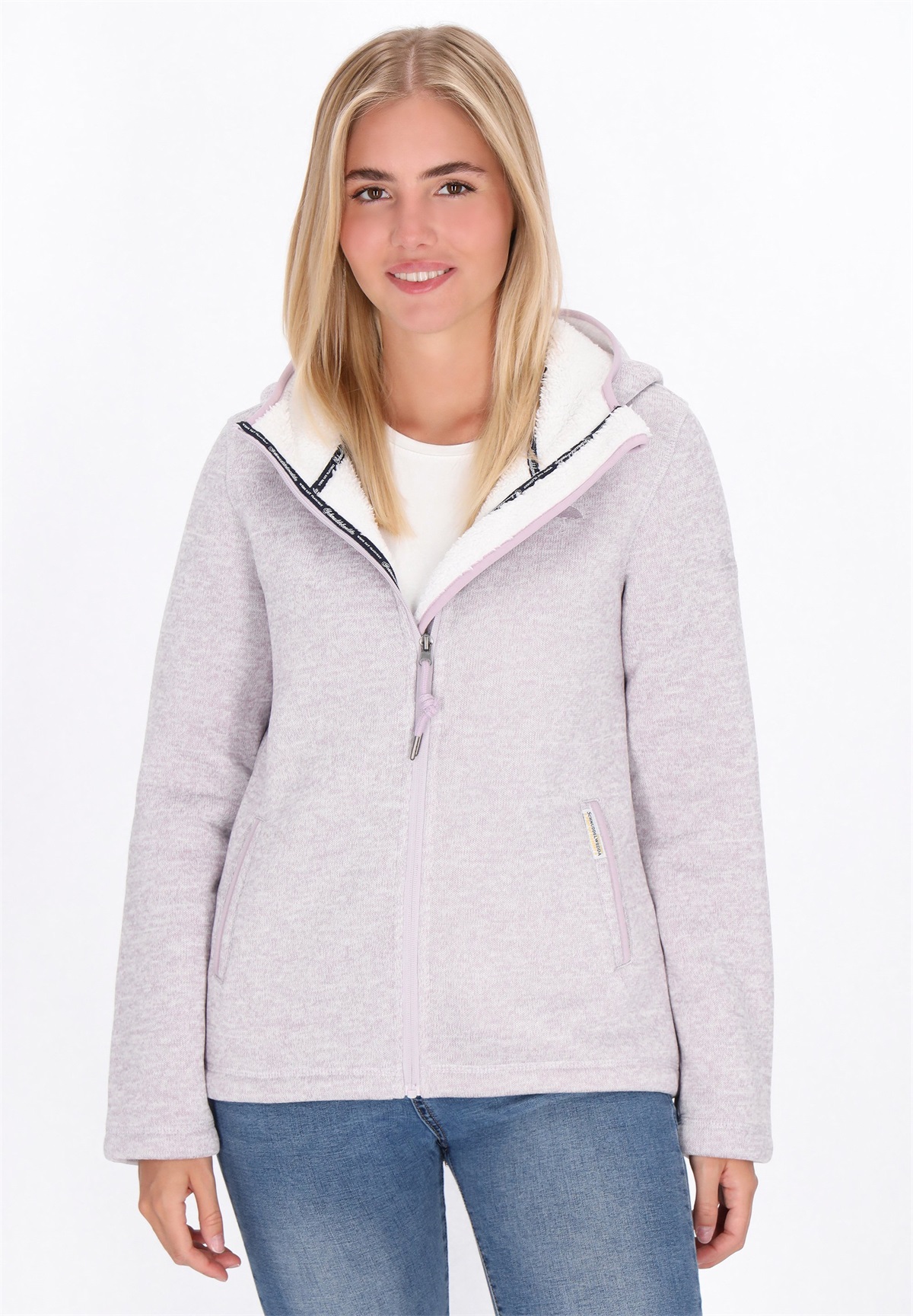 Schmuddelwedda Übergangsjacke - light lavender melange/lila