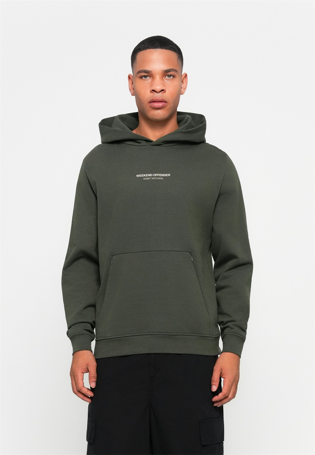 Weekend Offender COBAIN - Sweatshirt - black forest/calcium/schwarz