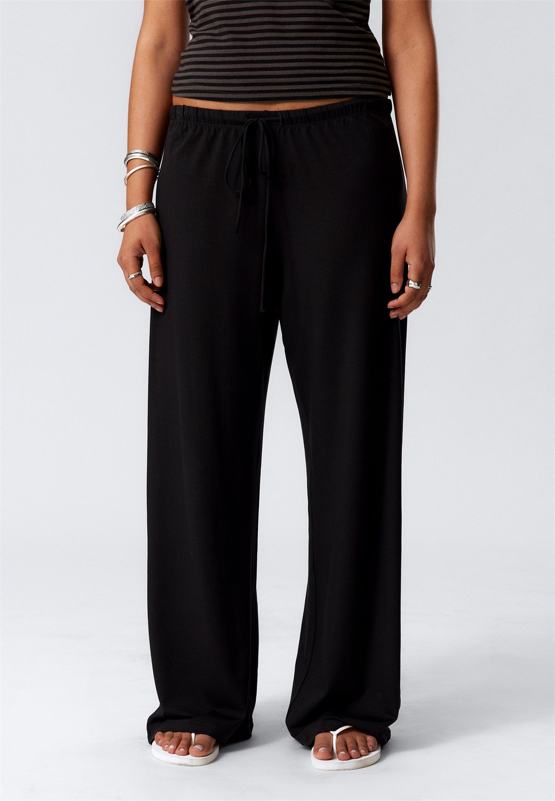 Weekday SINGLE - Jogginghose - black/schwarz