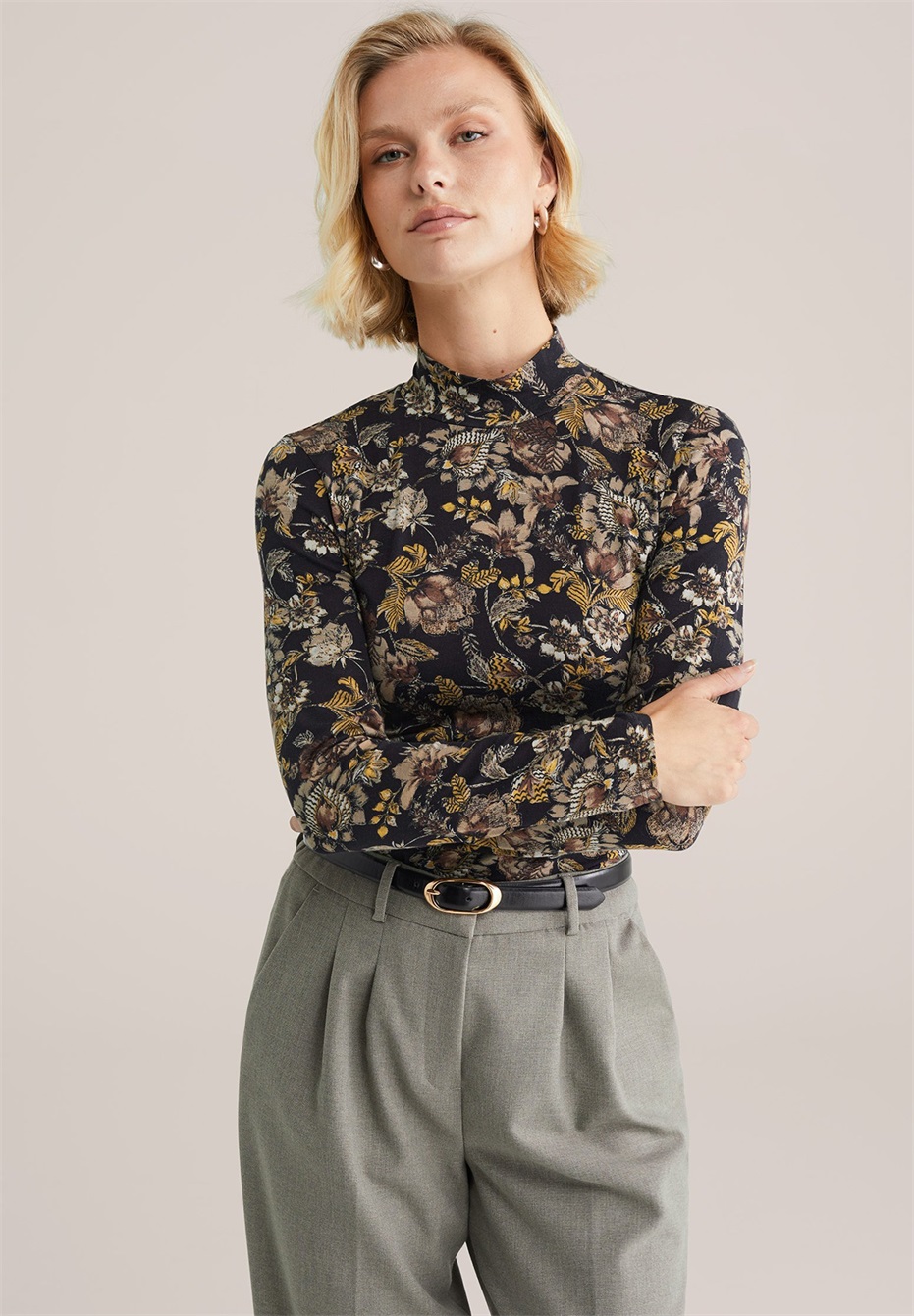 WE Fashion Langarmshirt - black/schwarz