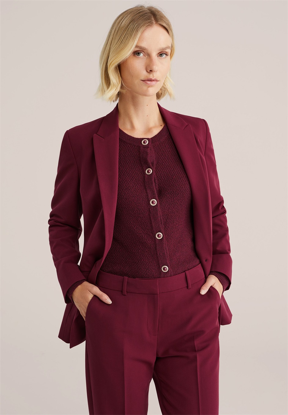WE Fashion MARLY - Blazer - red/rot