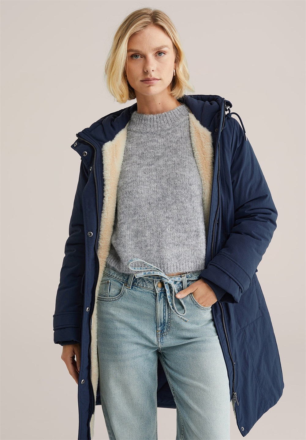 WE Fashion Parka - dark blue/dunkelblau