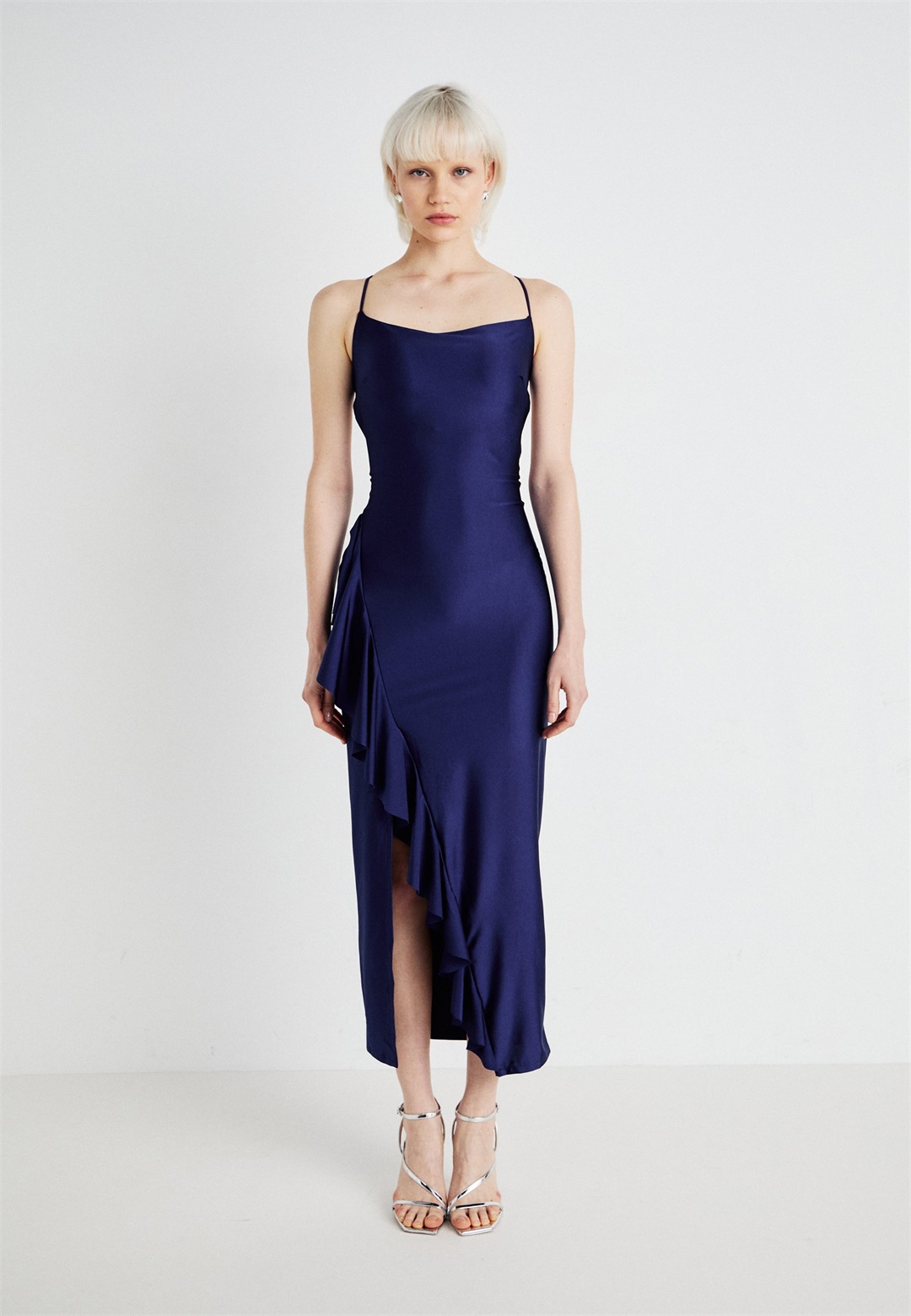 WAL G. WEDDING GRACE RUFFLE MAXI - Ballkleid - navy blue/dunkelblau