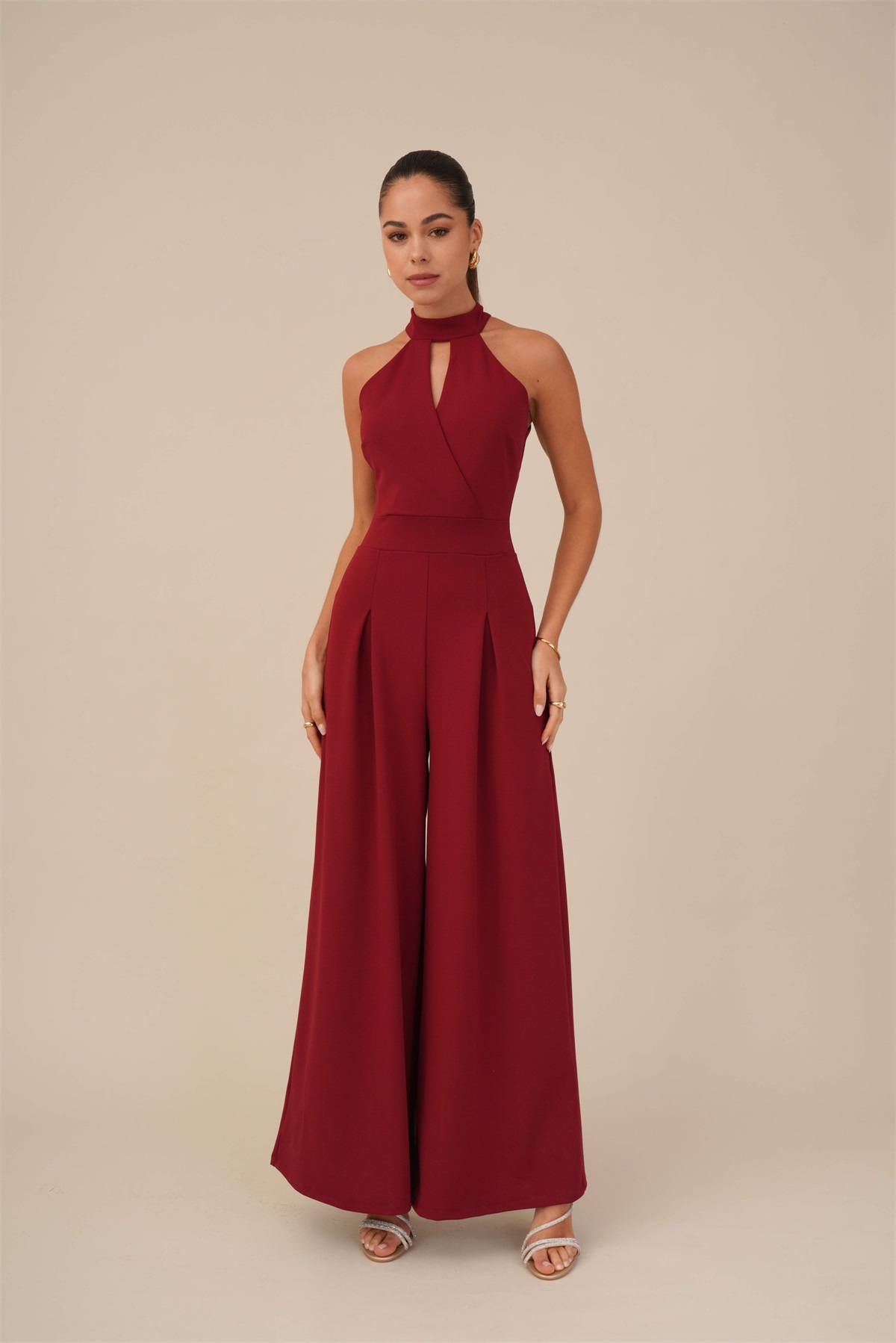 WAL G. ARRY - Jumpsuit - wine/bordeaux