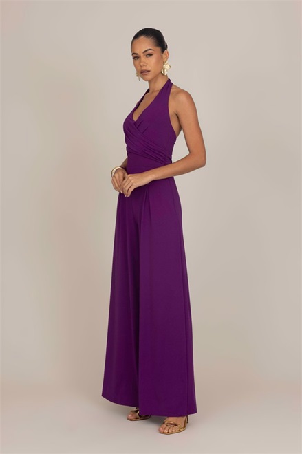 WAL G. DOLLY WRAP - Jumpsuit - plum/lila