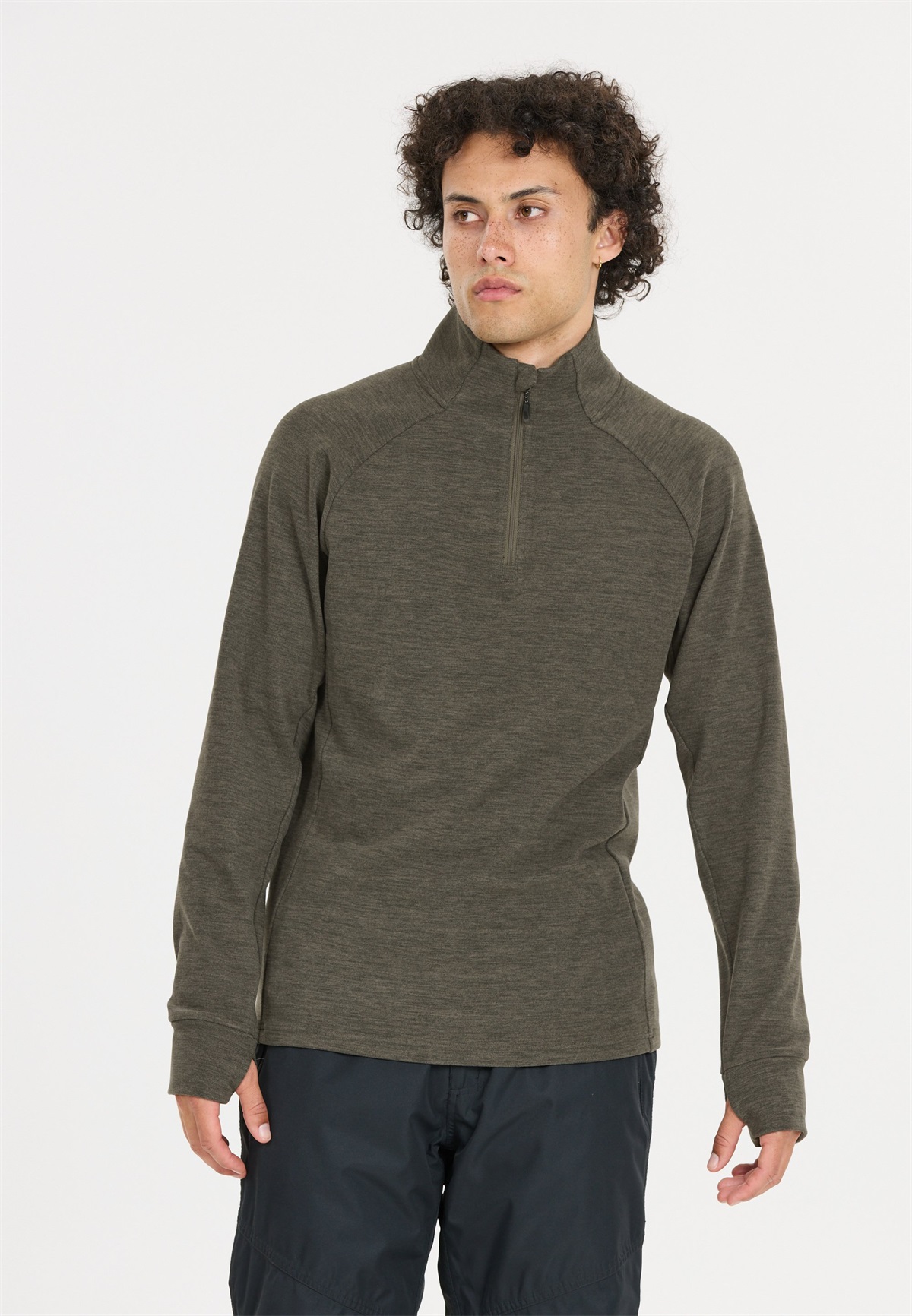 Whistler MIDLAYER KAJSA - Langarmshirt - 1071 black ink/schwarz