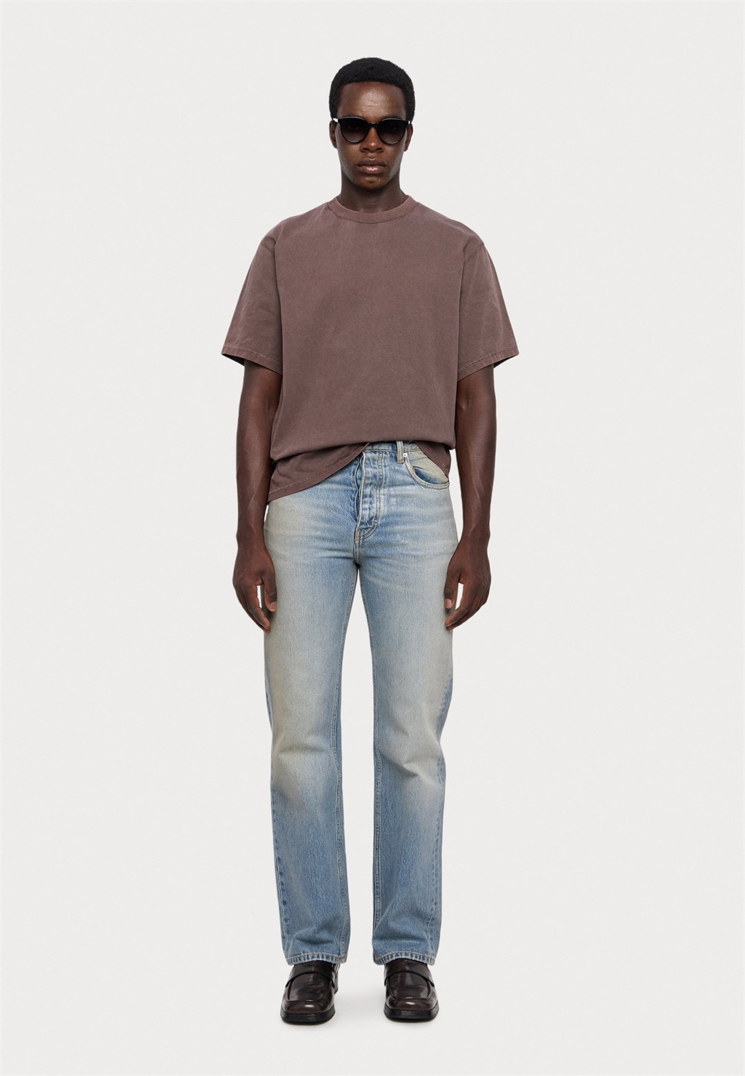 Won Hundred GENOA UNISEX - Jeans Straight Leg - coated blue/blau