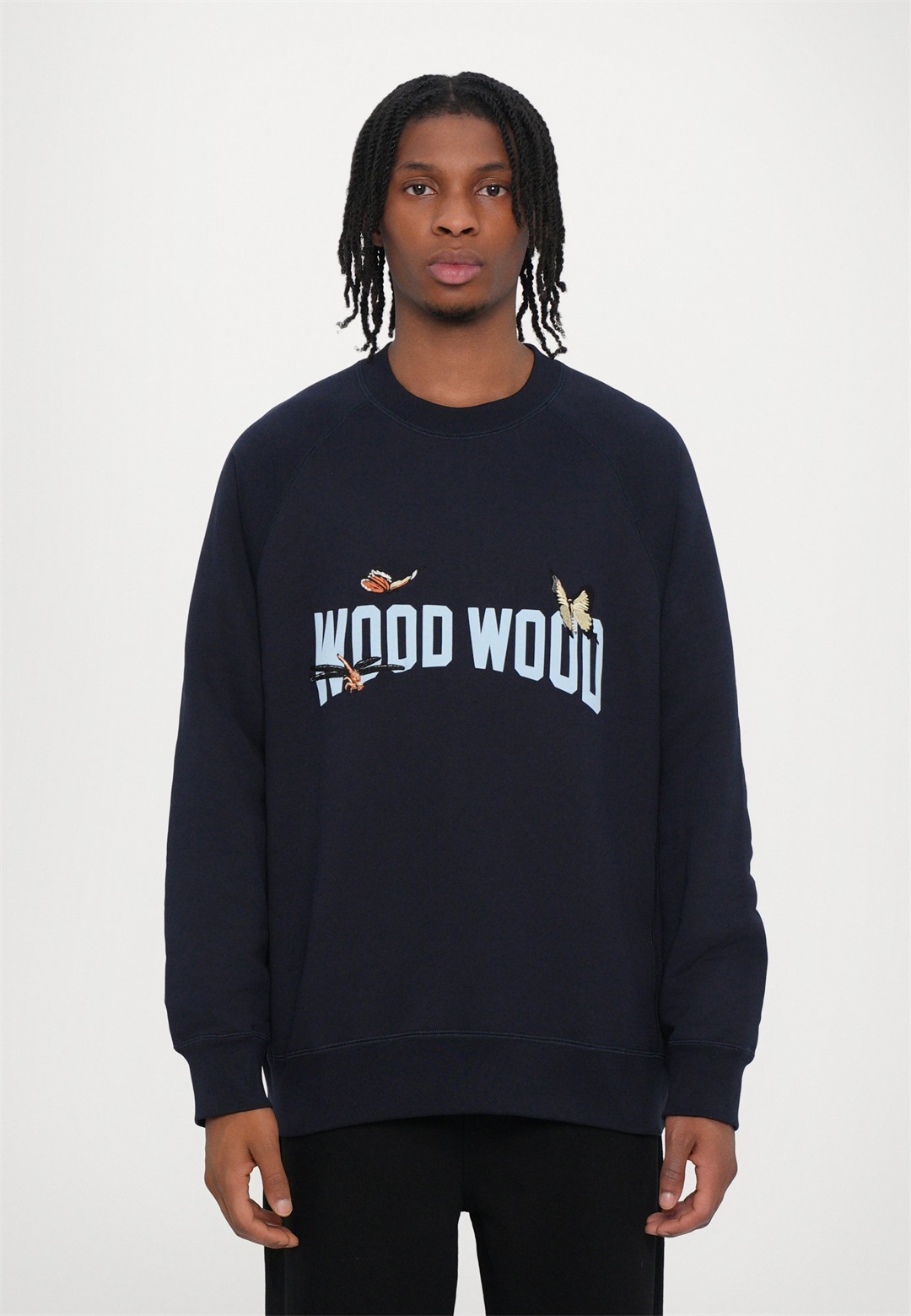 WOOD WOOD HESTER - Sweatshirt - dark navy/dunkelblau
