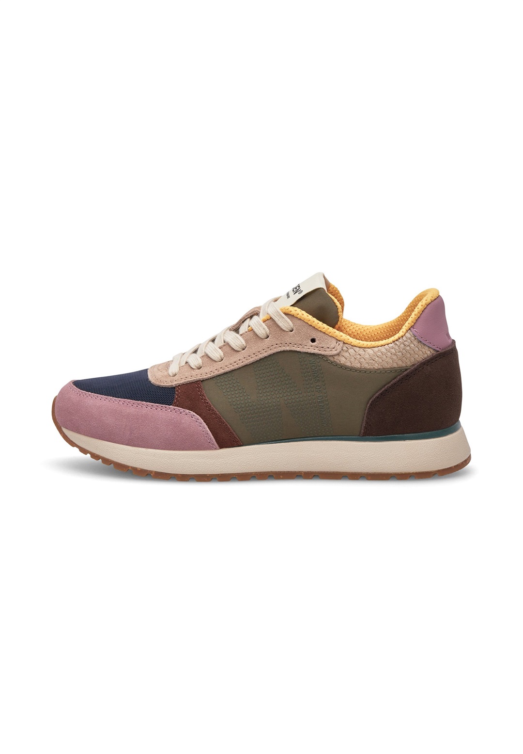 Woden RONJA - Sneaker low - dark algae multi/mehrfarbig