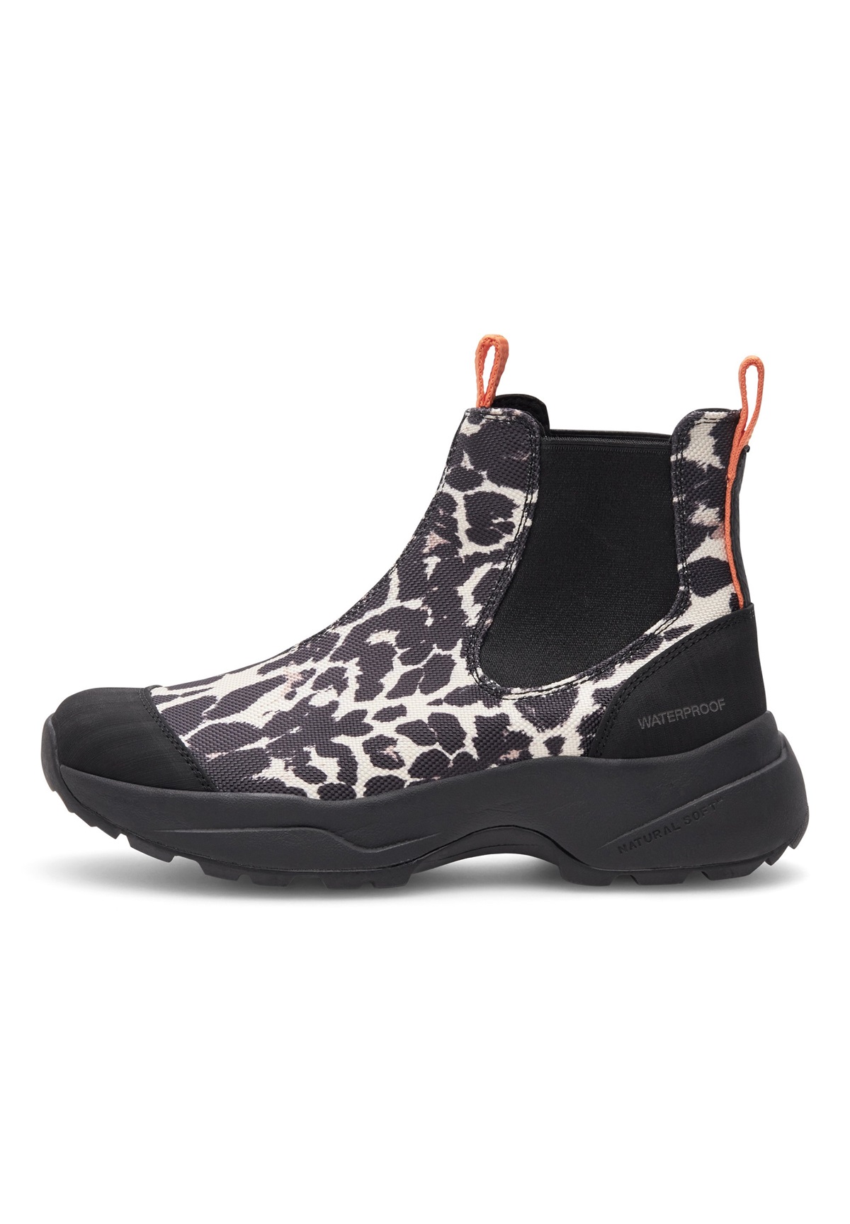 Woden SIRI LEO WATERPROOF - Ankle Boot - leopard/beige