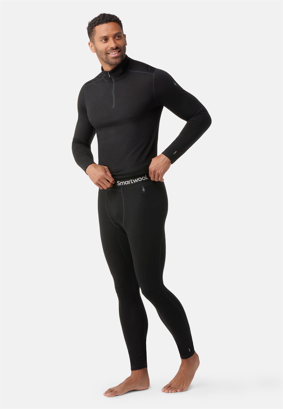 Smartwool CLASSIC ALL-SEAON MERINO BASE LAYER - Unterhose lang - black/schwarz
