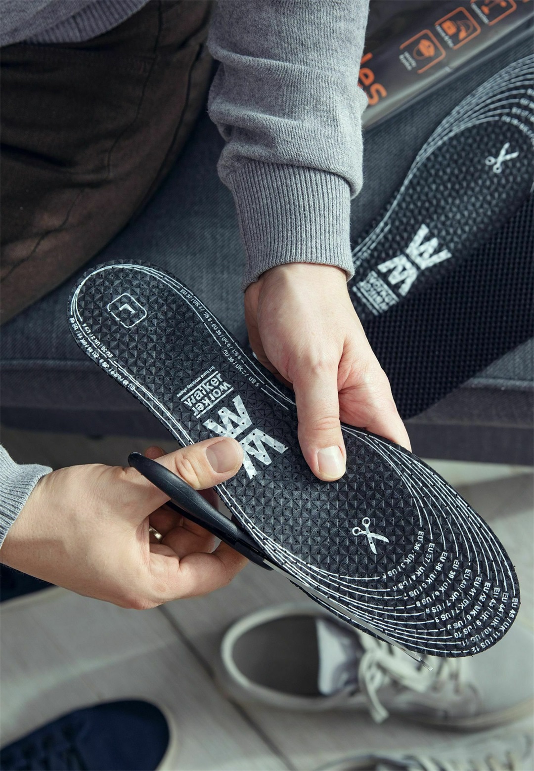 WorkerWalker SUPER ACTIVE PRO SET 4 - Schuhsohle/Fußbett - schwarz