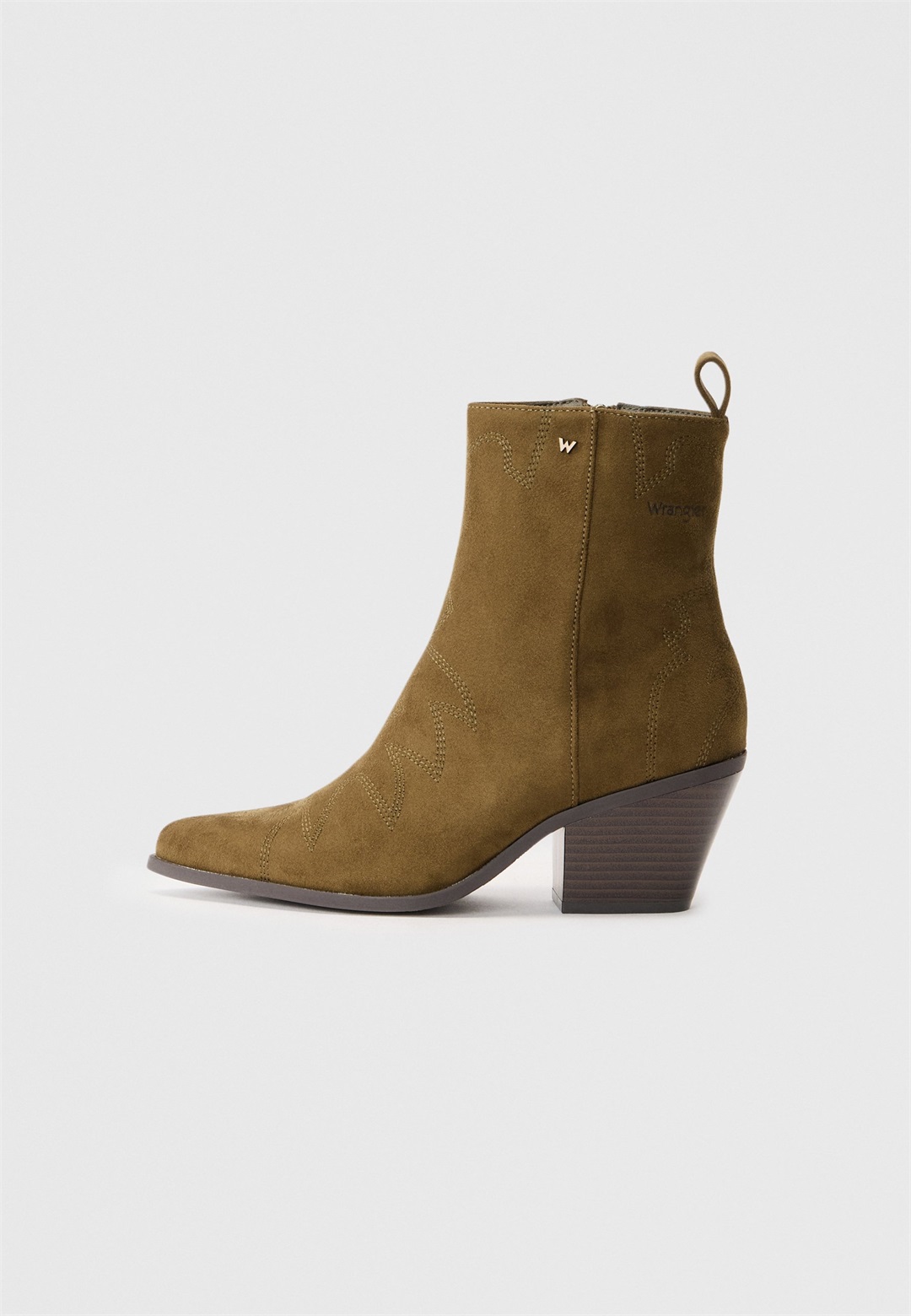 Wrangler MAE - Ankle Boot - tarmac/dunkelgrün
