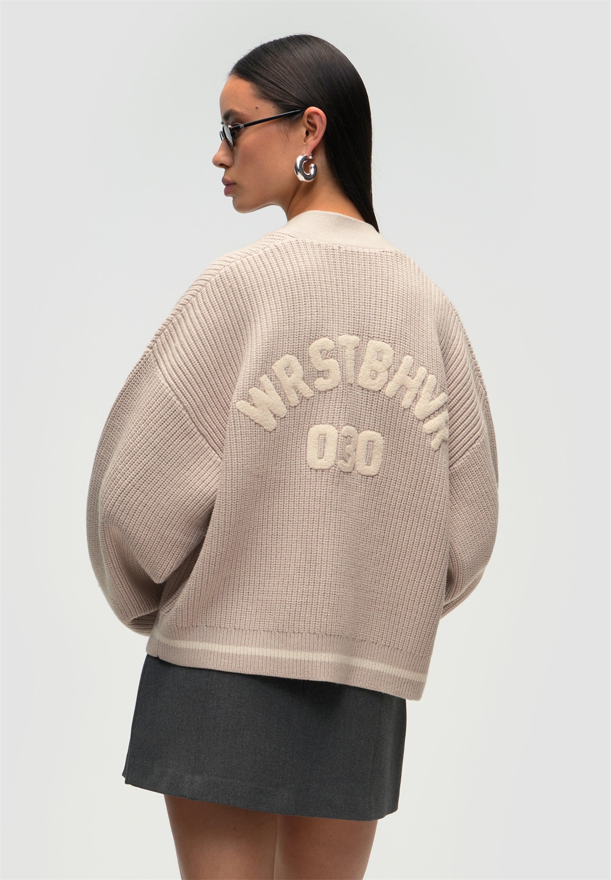 WRSTBHVR LAVO - Strickjacke - peyote/beige