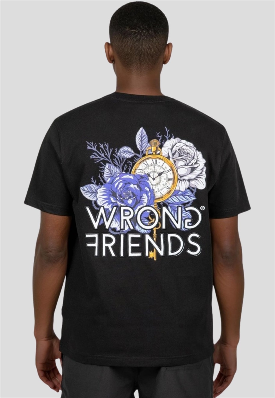 Wrong Friends BARLETTA - T-Shirt print - black/schwarz