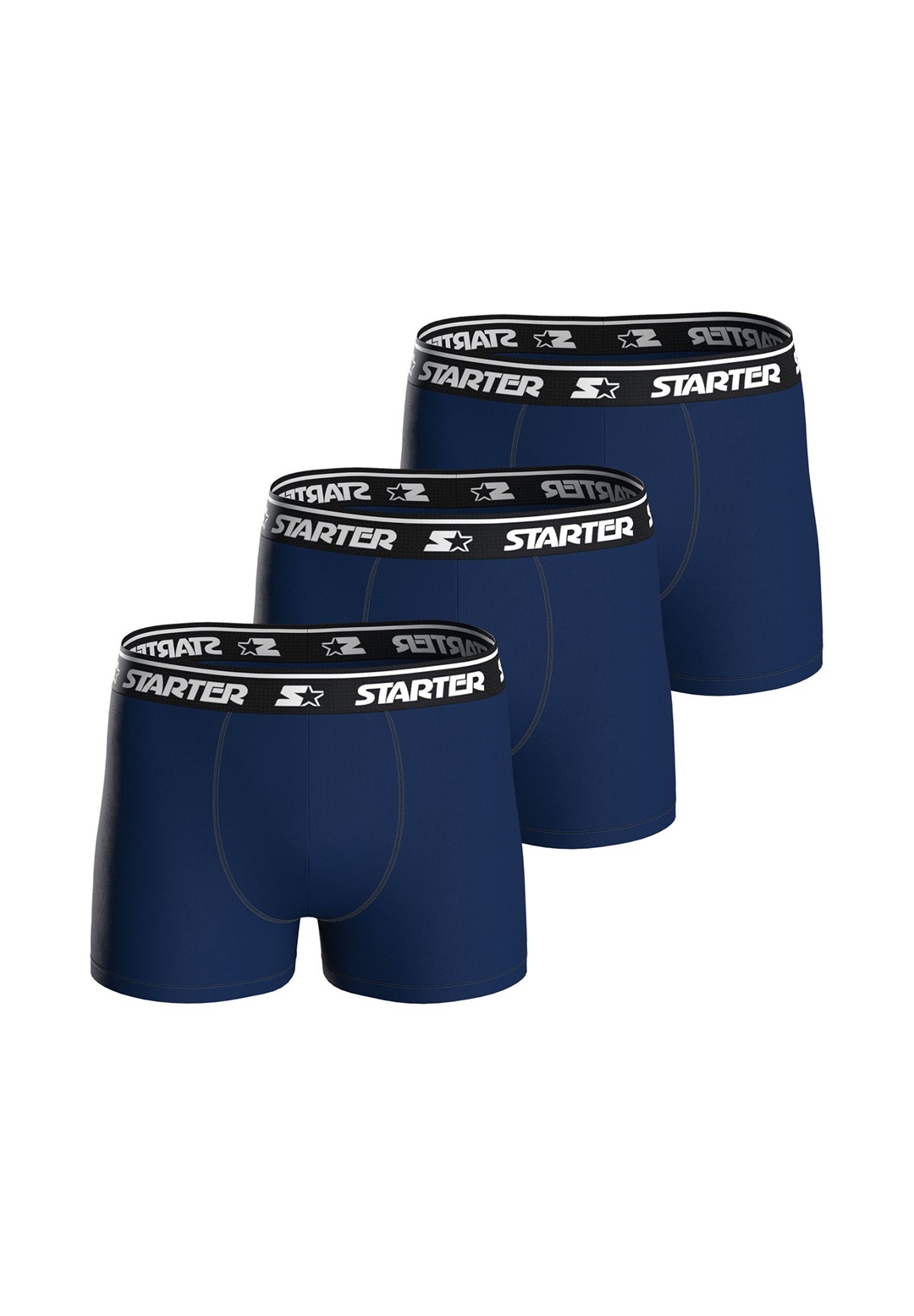 Starter 3ER PACK - STRETCH LOGOBUND - Boxer Briefs - nny/dunkelblau