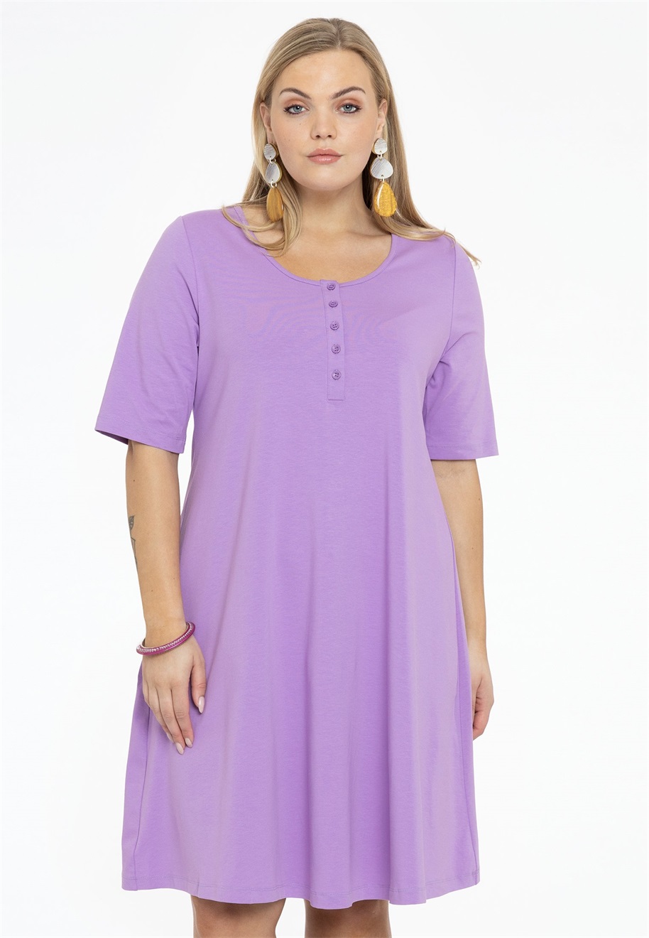 YOEK Jerseykleid - light purple/lila