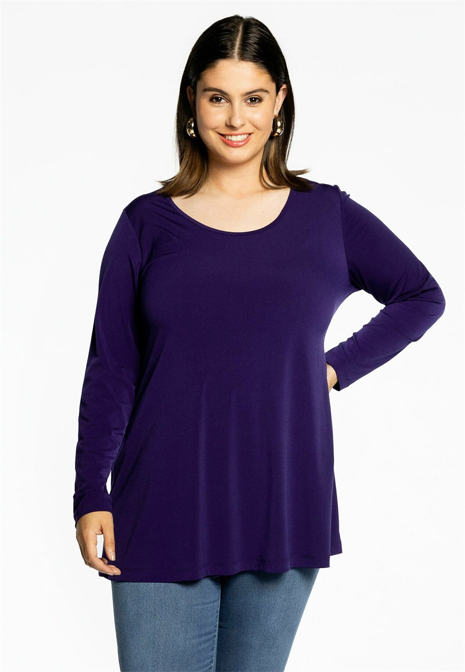 YOEK LANGARM - Langarmshirt - purple/lila