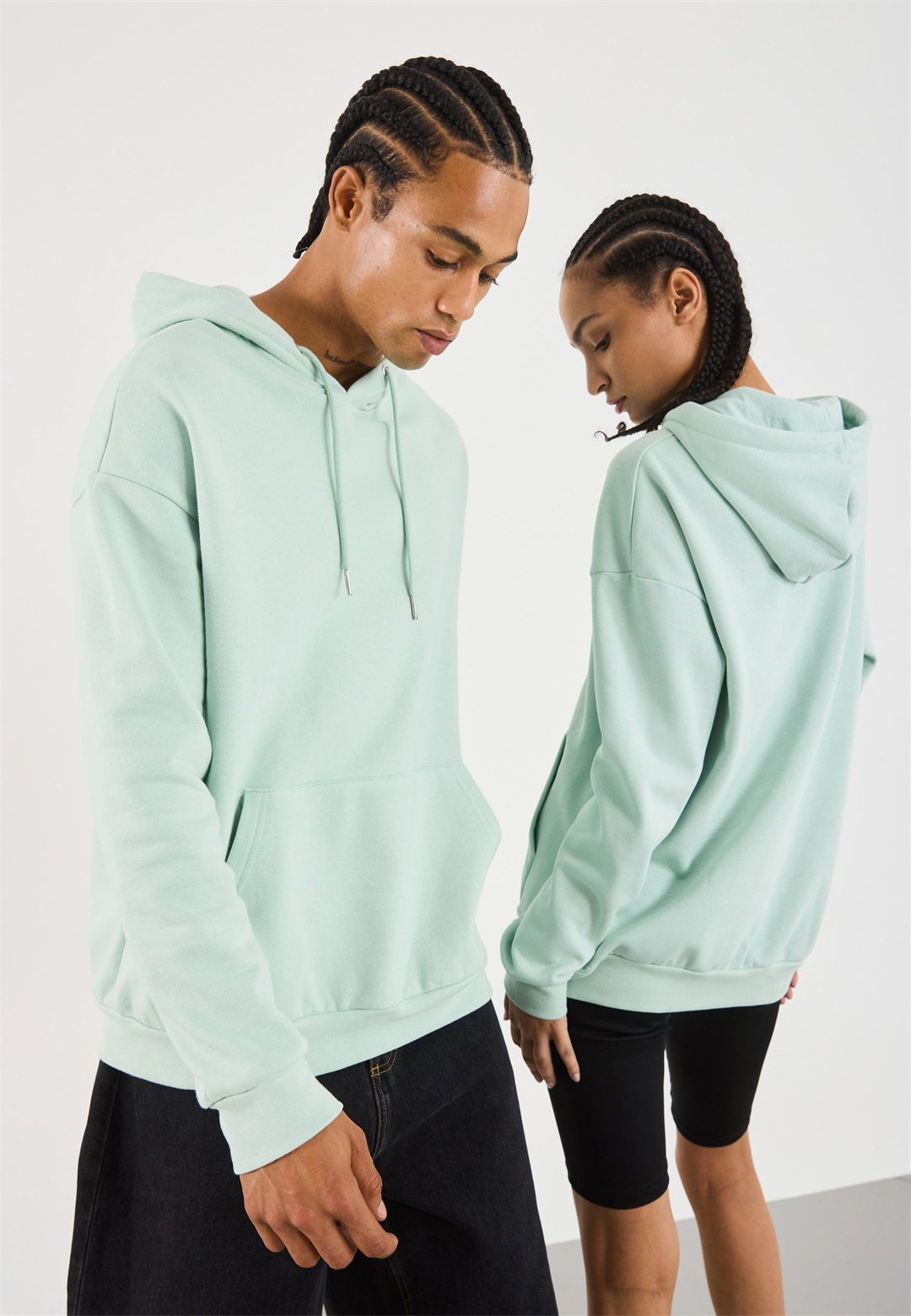 YOURTURN UNISEX - Kapuzenpullover - mint