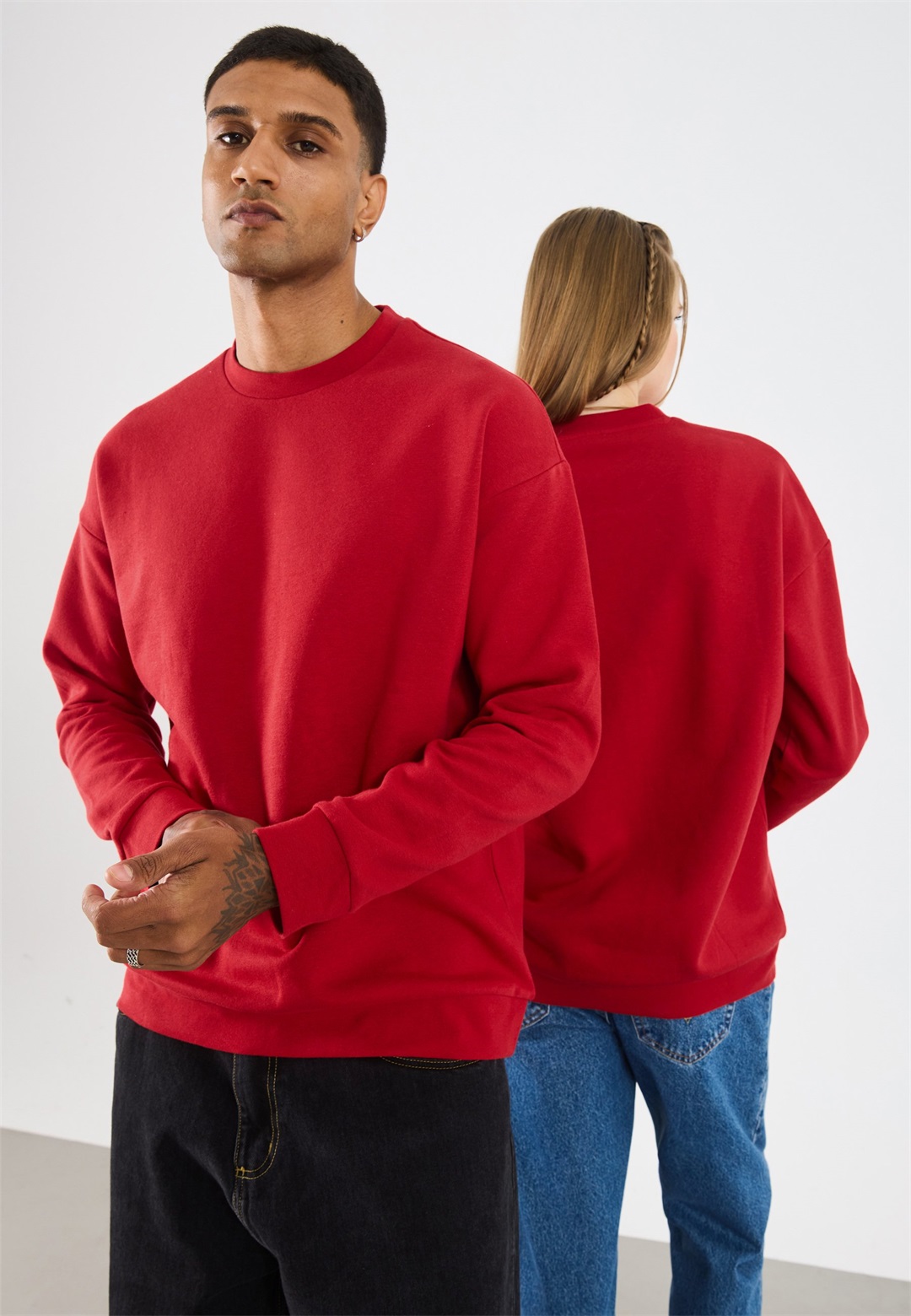 YOURTURN UNISEX - Sweatshirt - red/rot