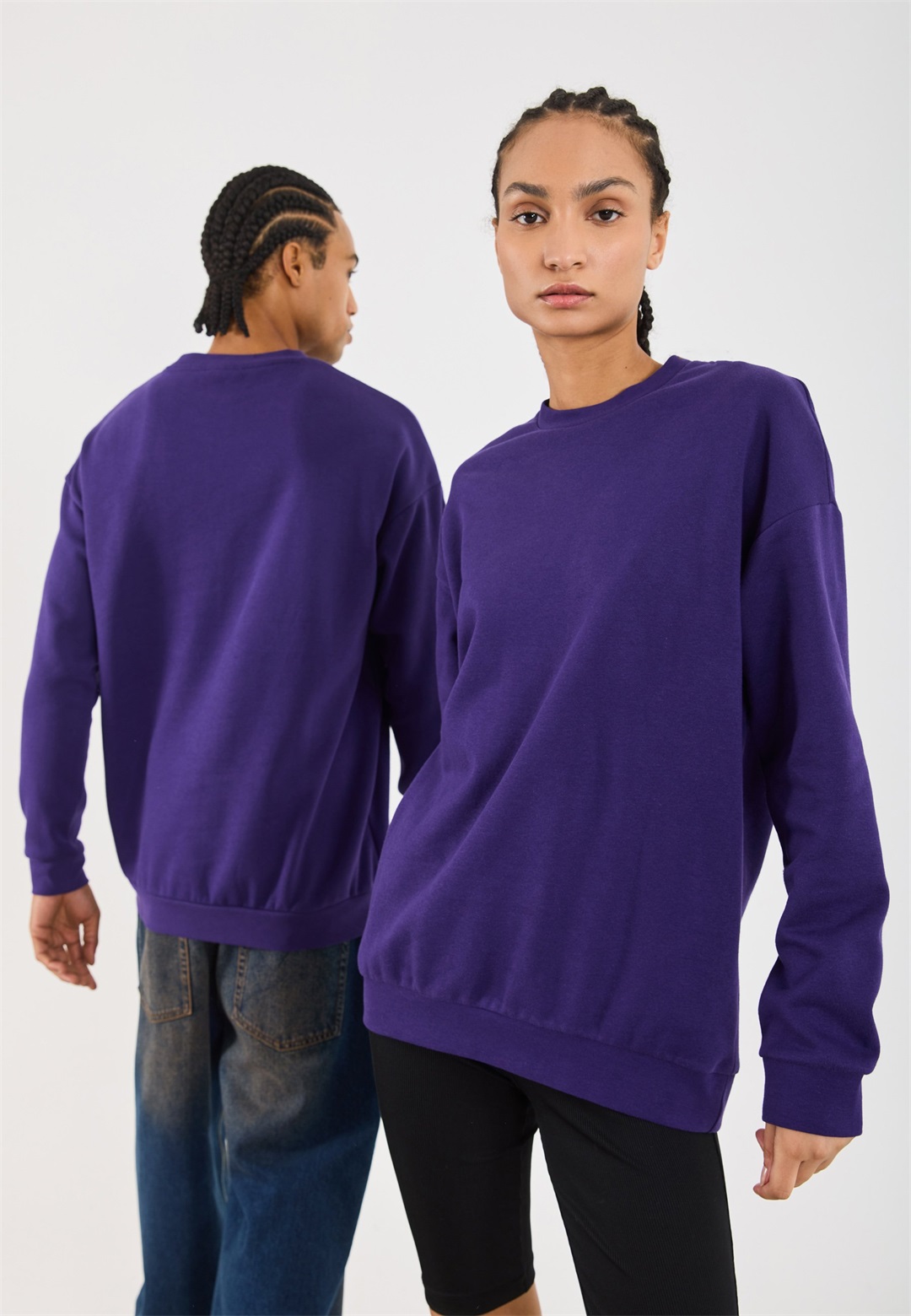 YOURTURN UNISEX - Sweatshirt - purple/lila