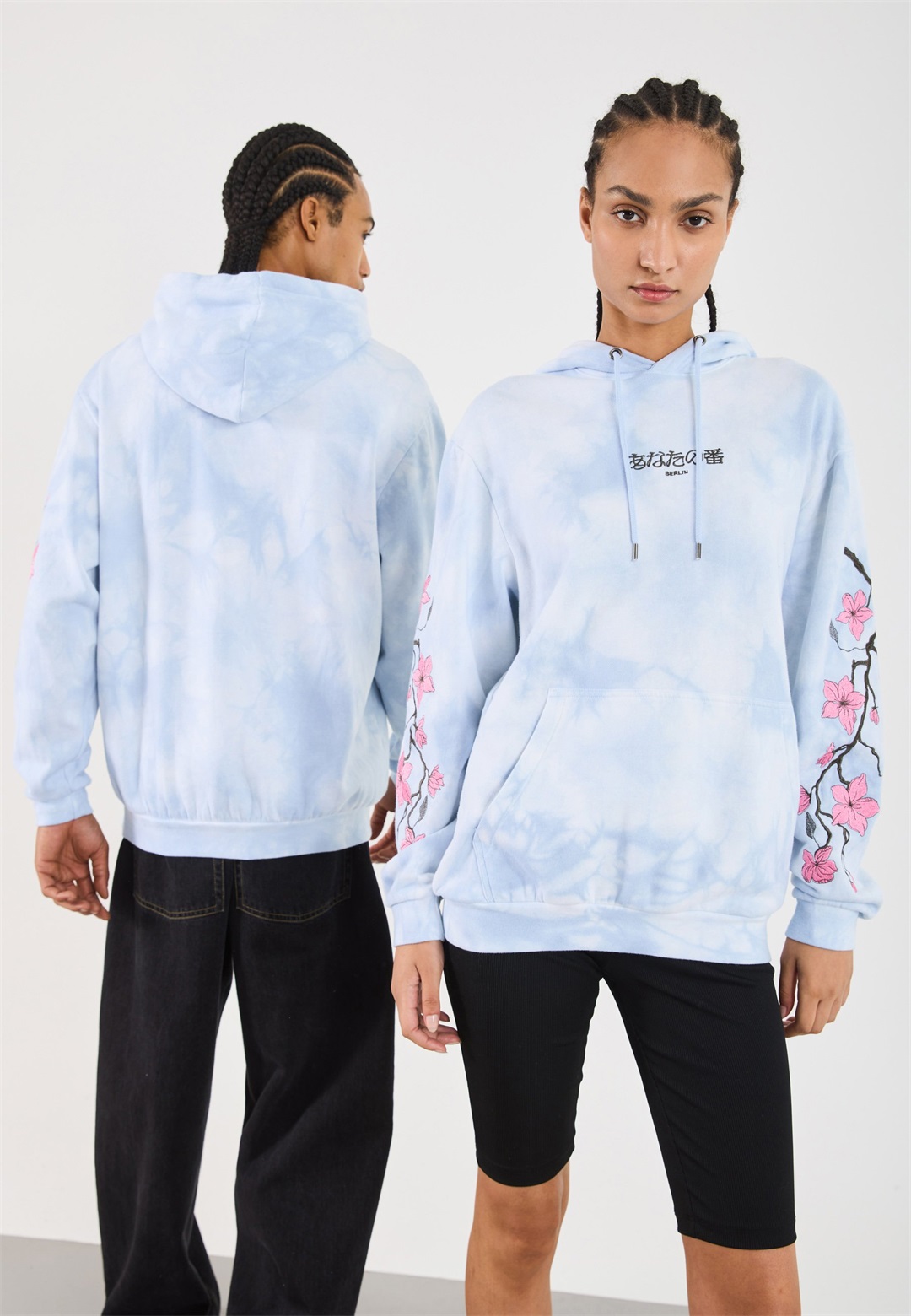 YOURTURN UNISEX - Kapuzenpullover - blue/blau