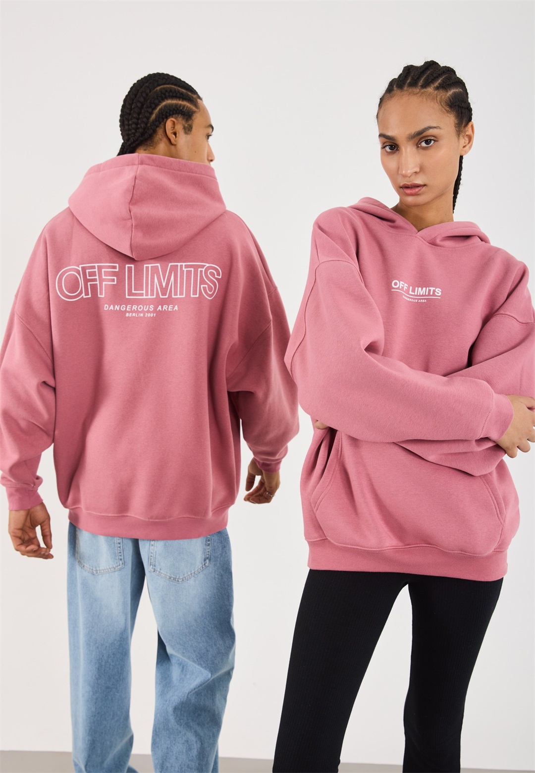 YOURTURN UNISEX - Kapuzenpullover - lilac/flieder